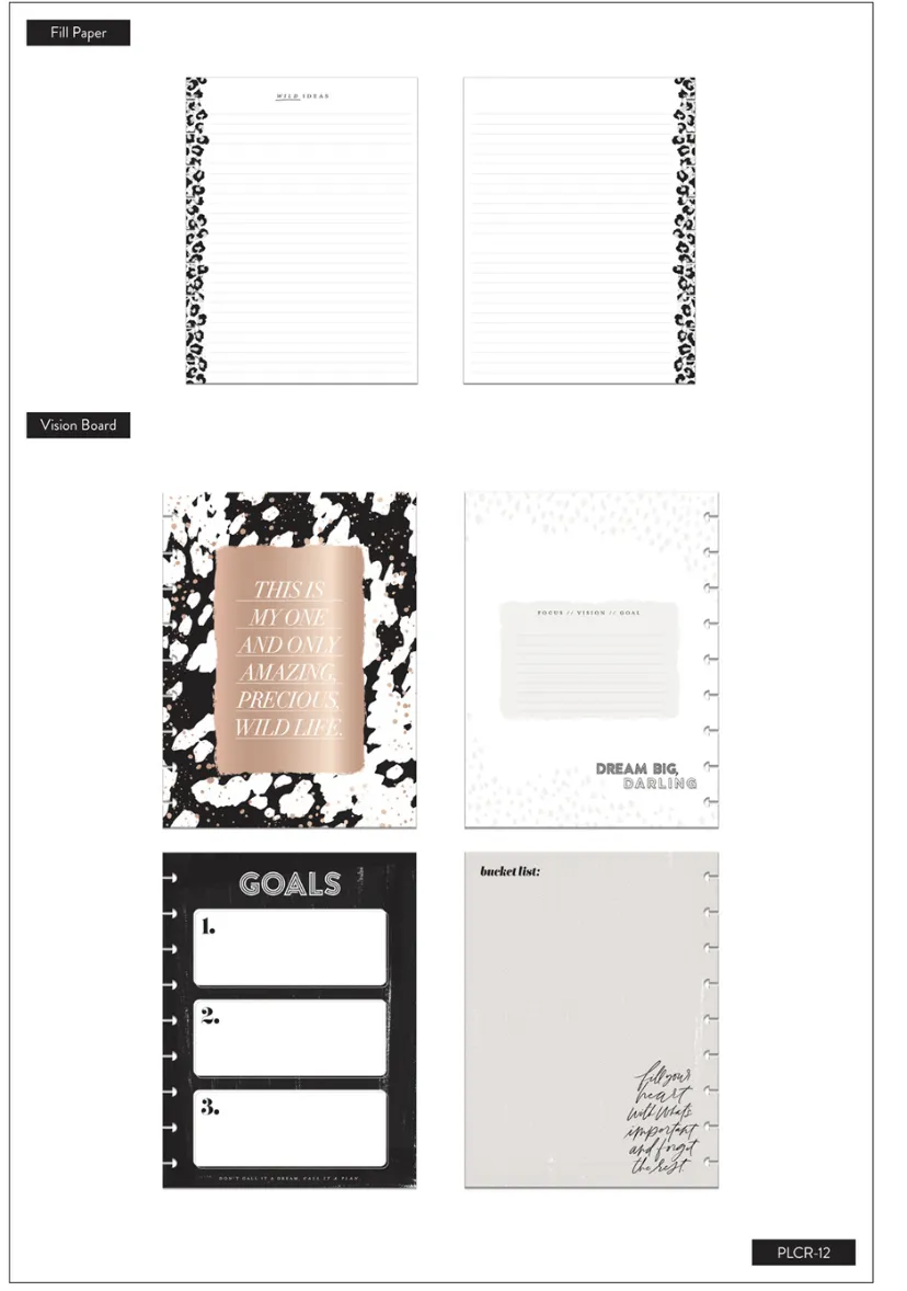 The Happy Planner Wild Styled Planner Companion