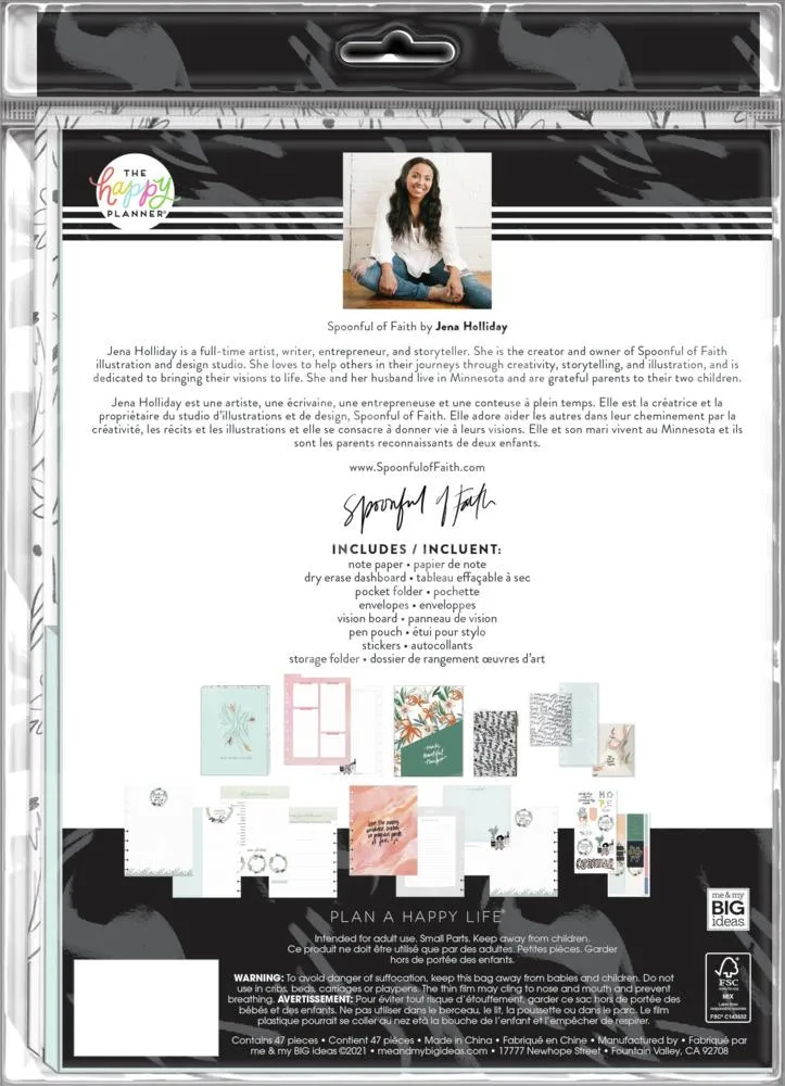 The Happy Planner x Spoonful of Faith Grace Changes Everything Classic Faith Planner Companion