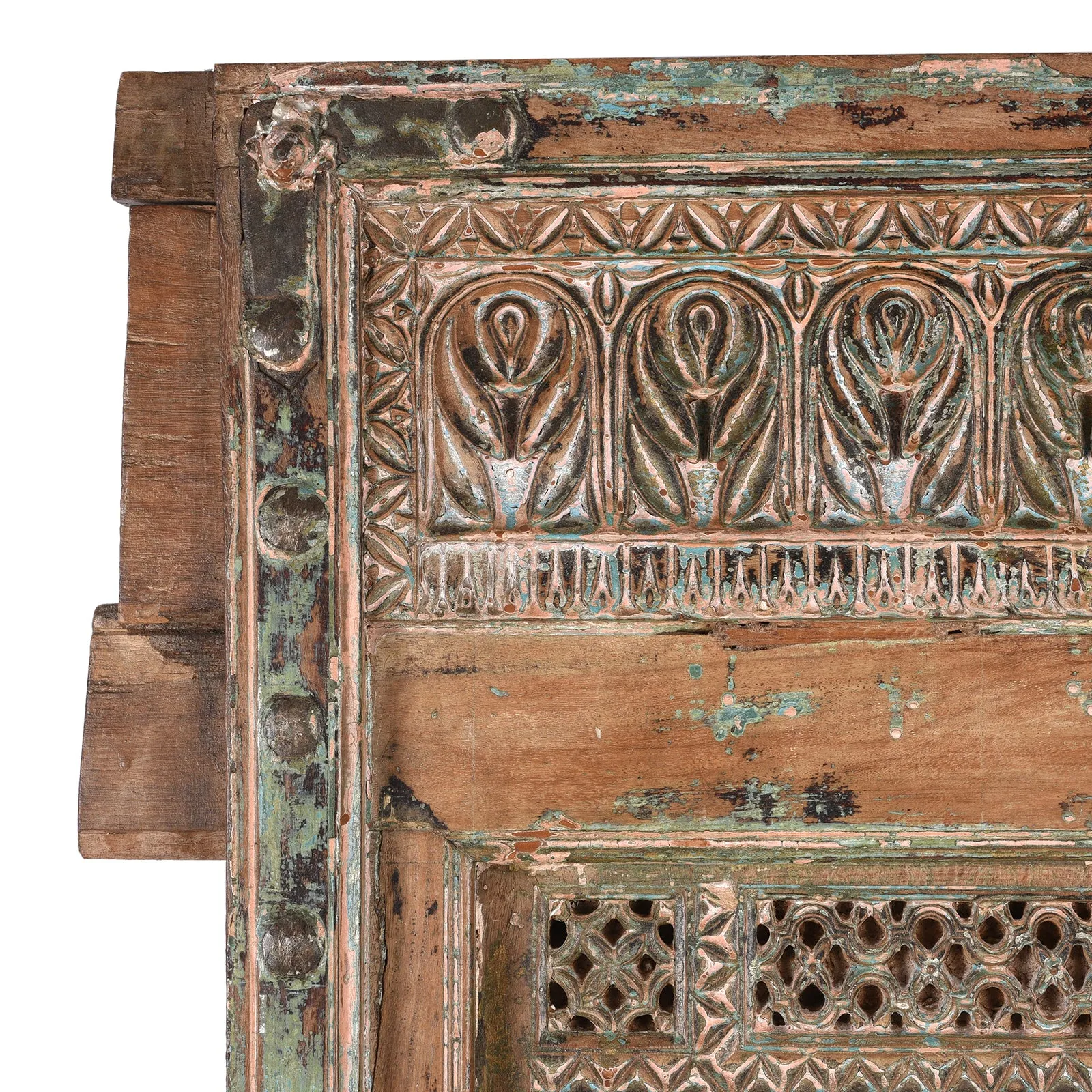 Tiwalia Shrine Panel Mirror From Bikaner - 19th Century