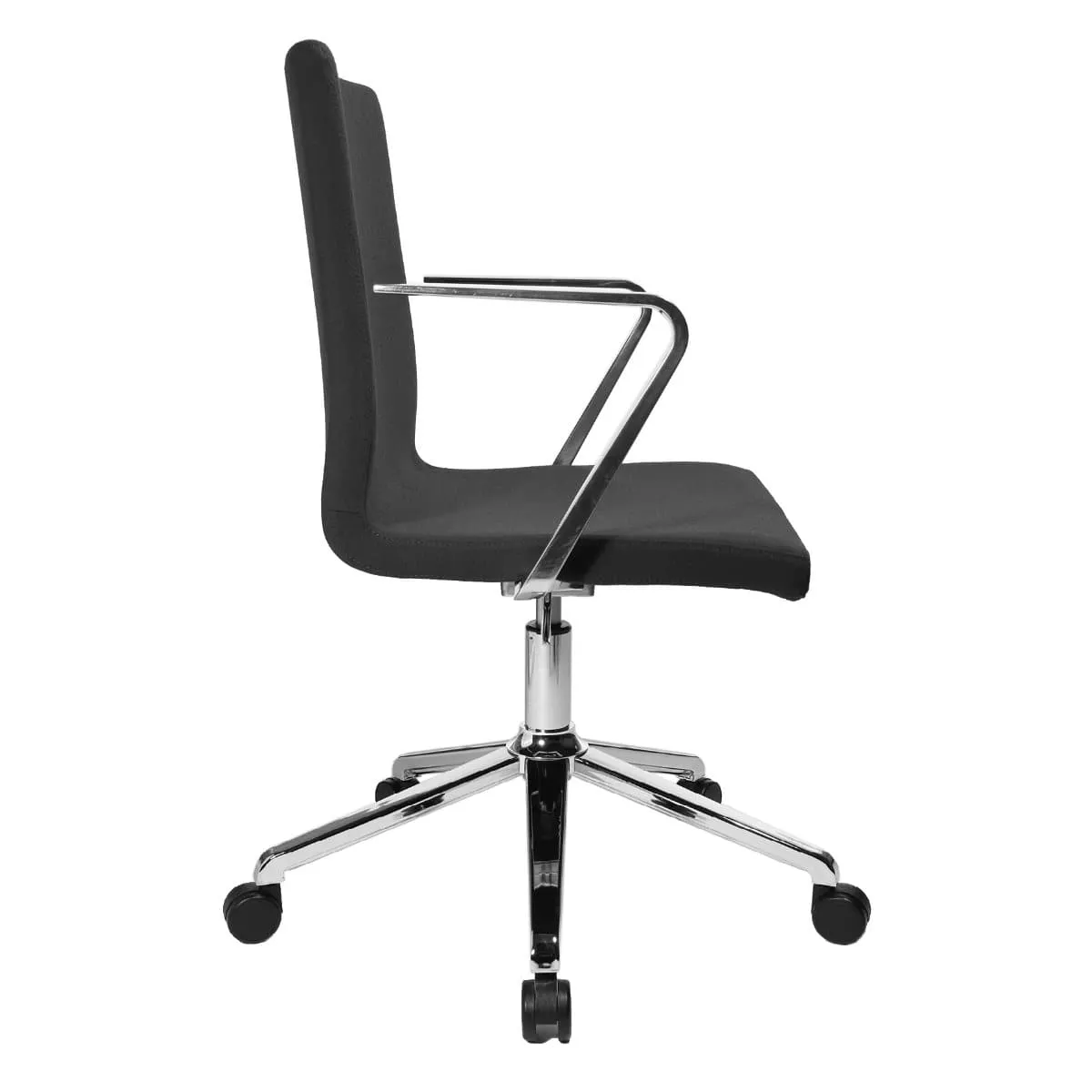 Topstar SITNESS CUBE Swivel Visitor Meeting Chair with armrests, Fabric Anthrazite
