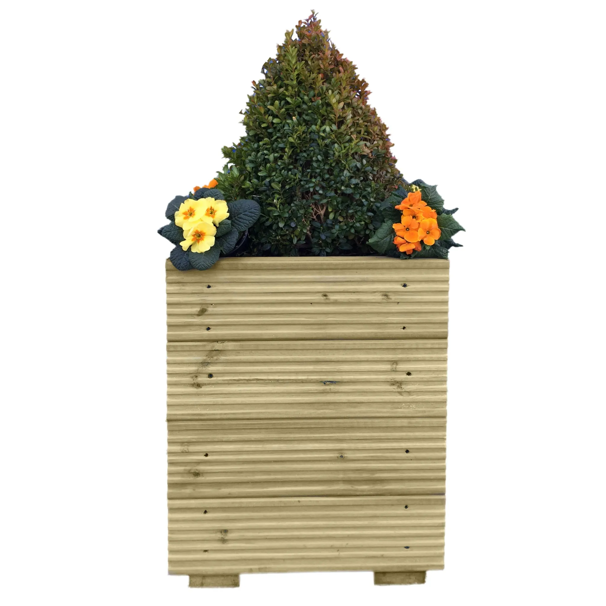 Treated Decking Planter Square