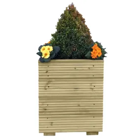 Treated Decking Planter Square