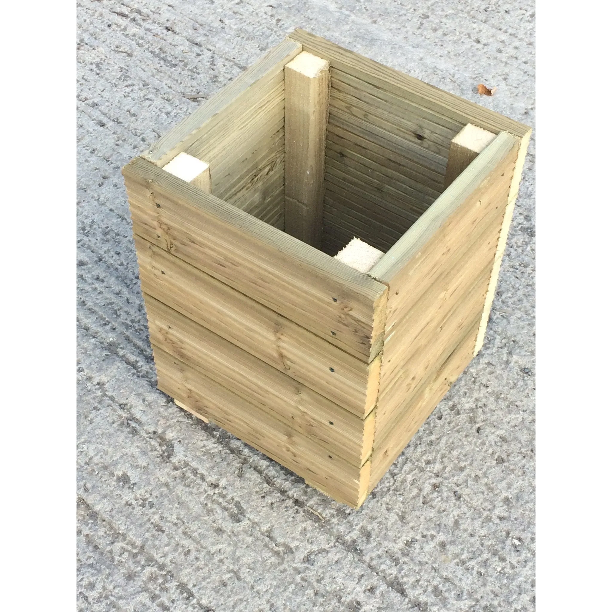 Treated Decking Planter Square