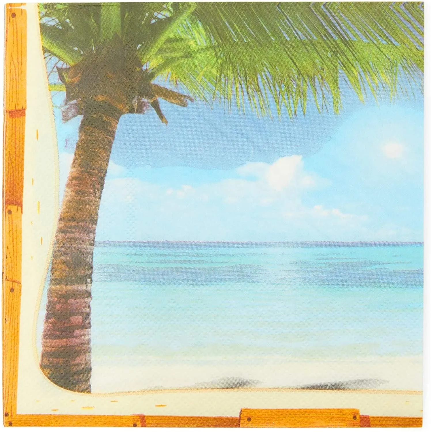 Tropical Paper Napkins for Luau, Hawaiian Party (6.5 x 6.5 Inches, 150 Pack)