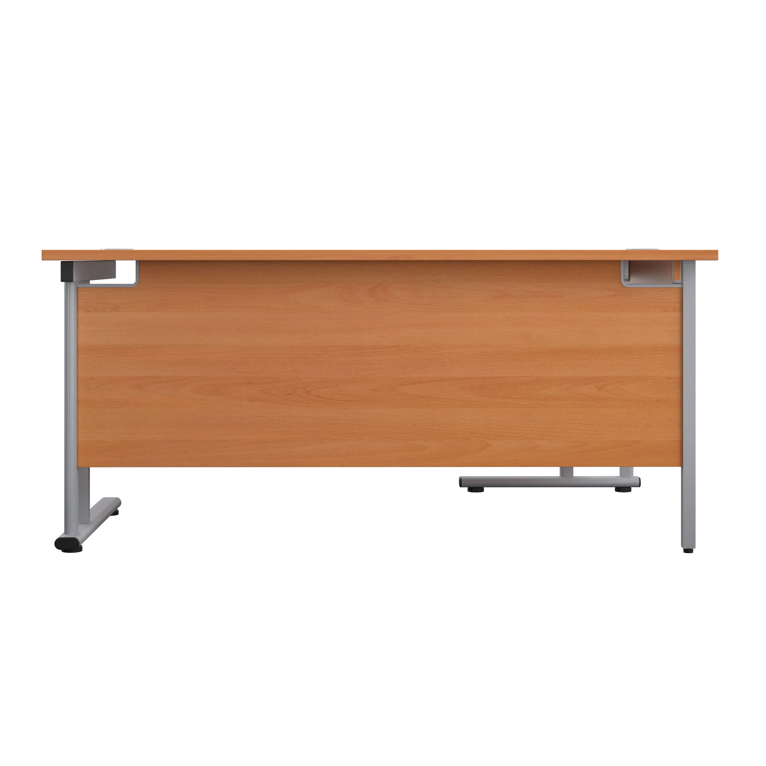 Twin Upright Left Hand 1600mm Crescent Desk
