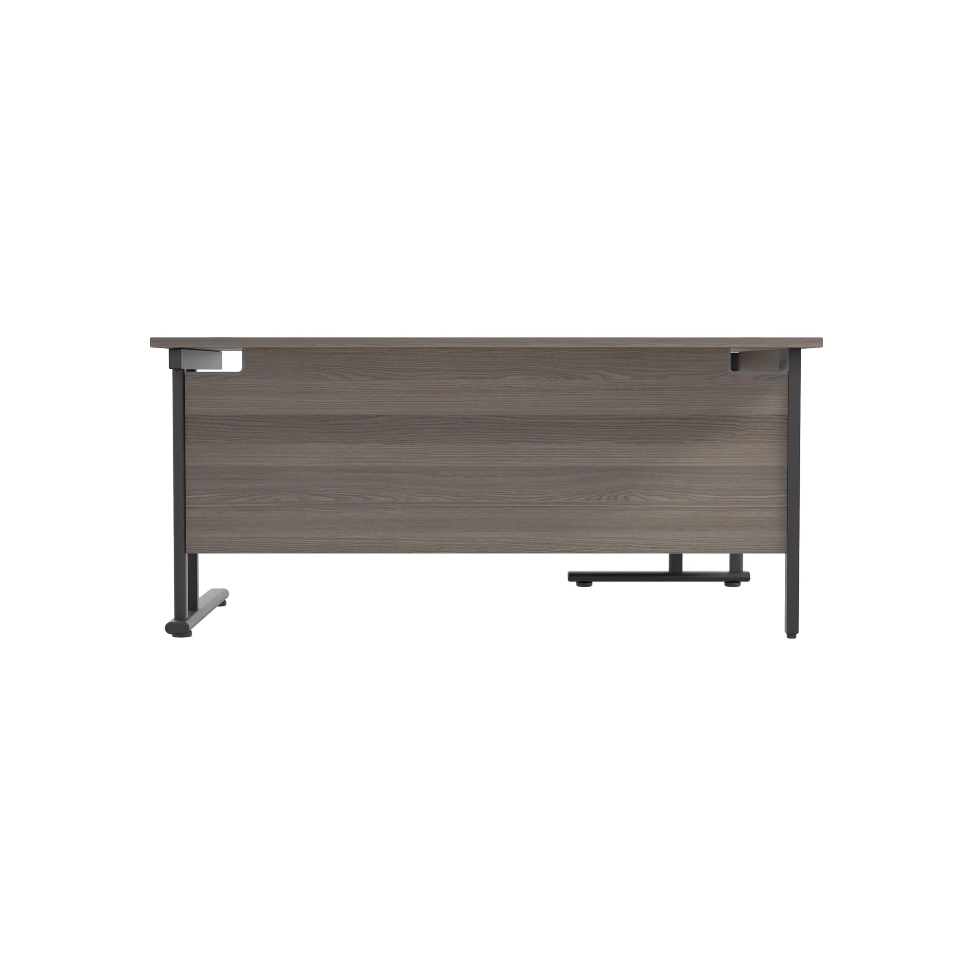 Twin Upright Left Hand 1800mm Crescent Desk