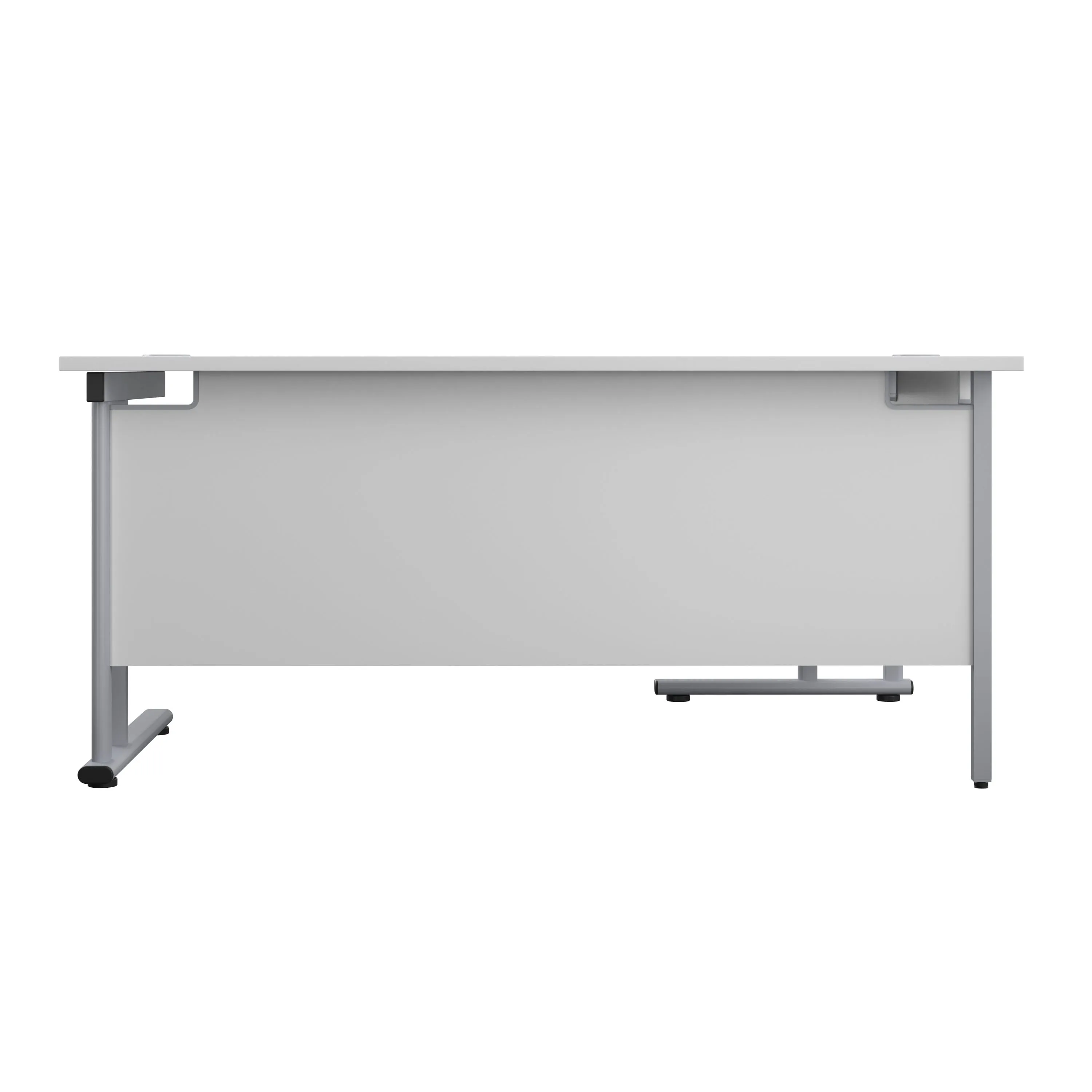 Twin Upright Left Hand 1800mm Crescent Desk