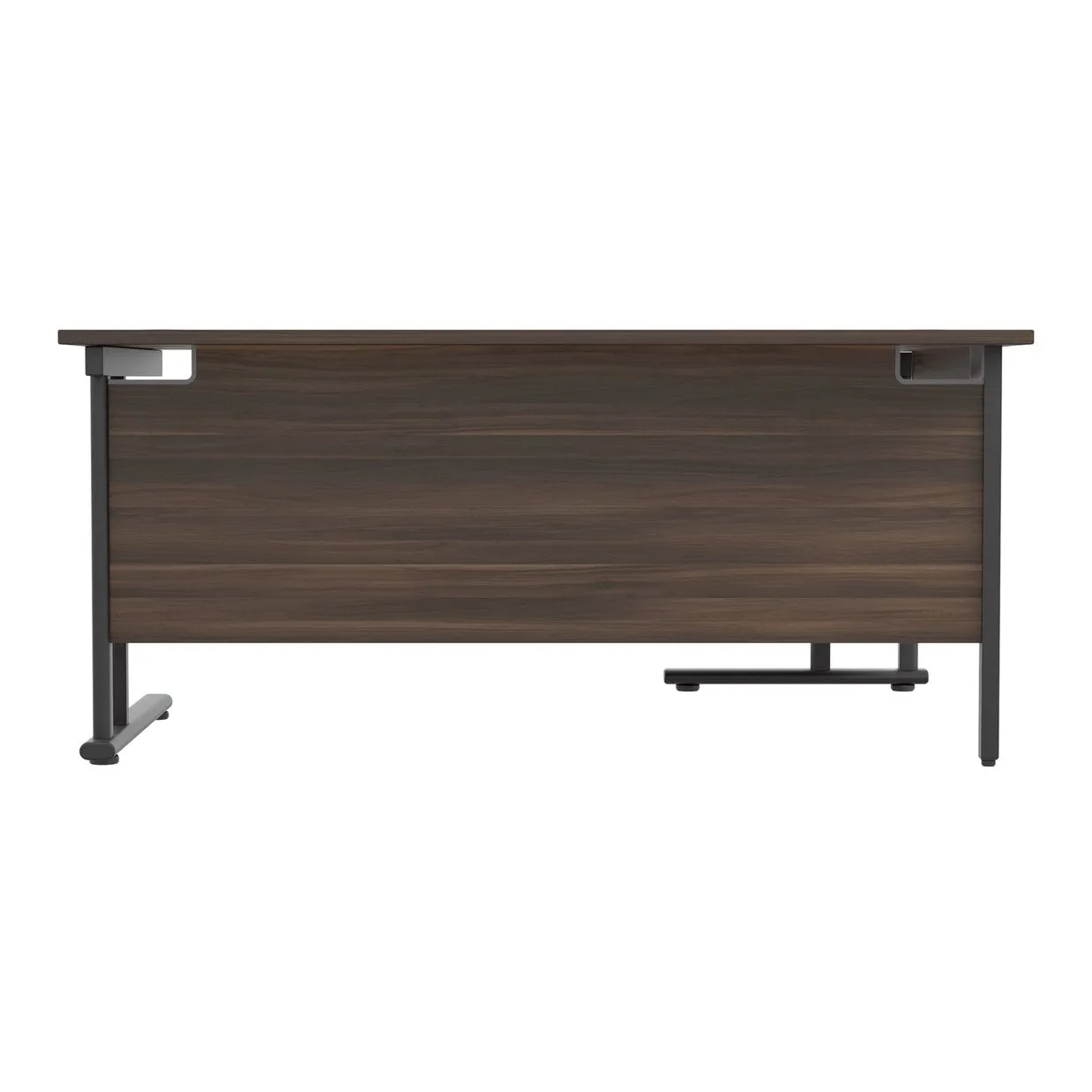 Twin Upright Left Hand 1800mm Crescent Desk