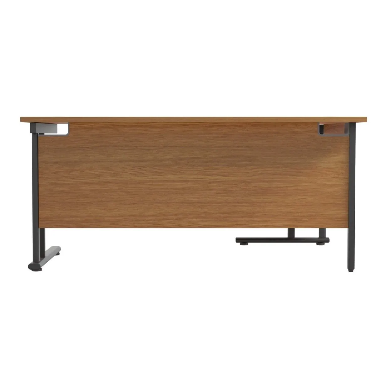 Twin Upright Left Hand 1800mm Crescent Desk