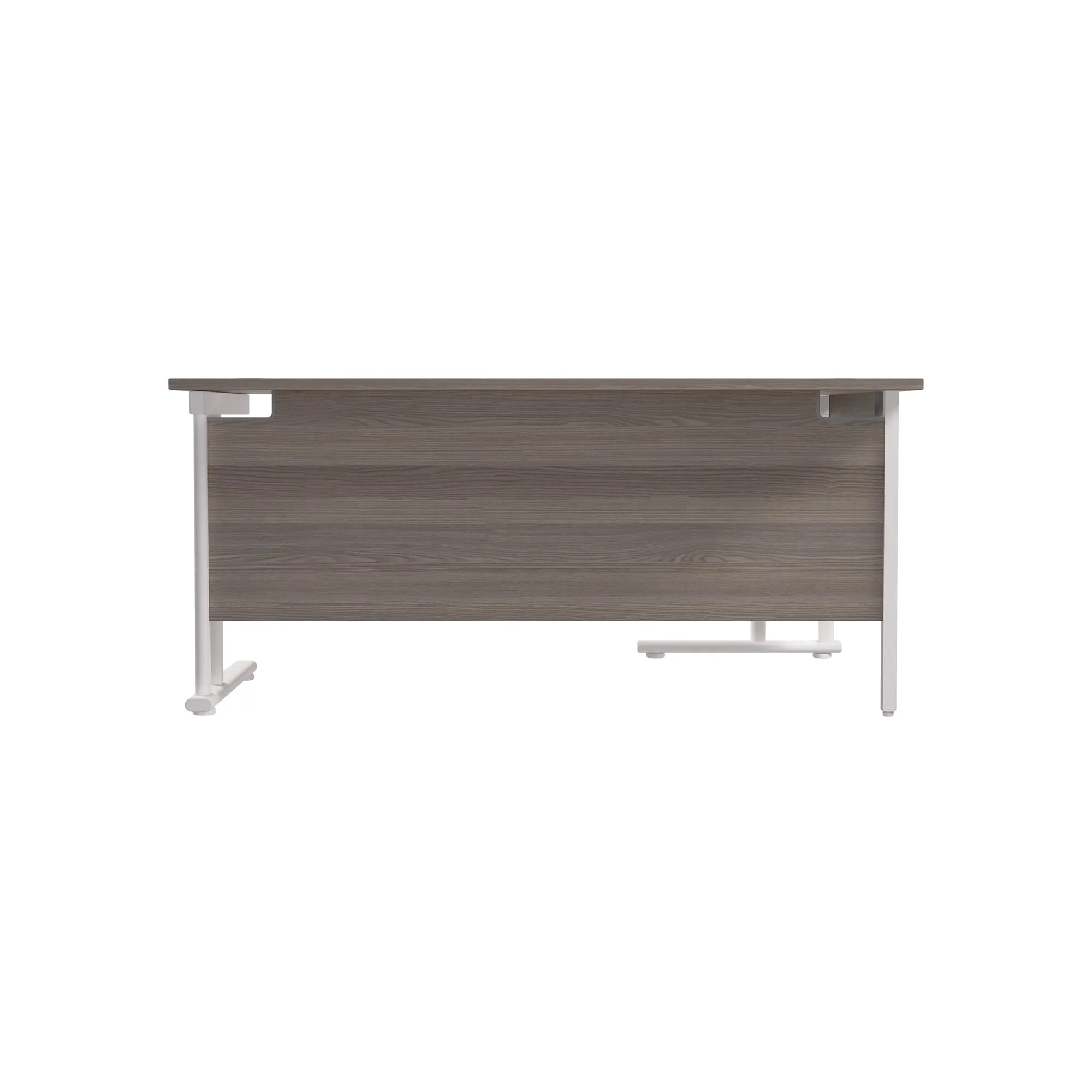 Twin Upright Left Hand 1800mm Crescent Desk