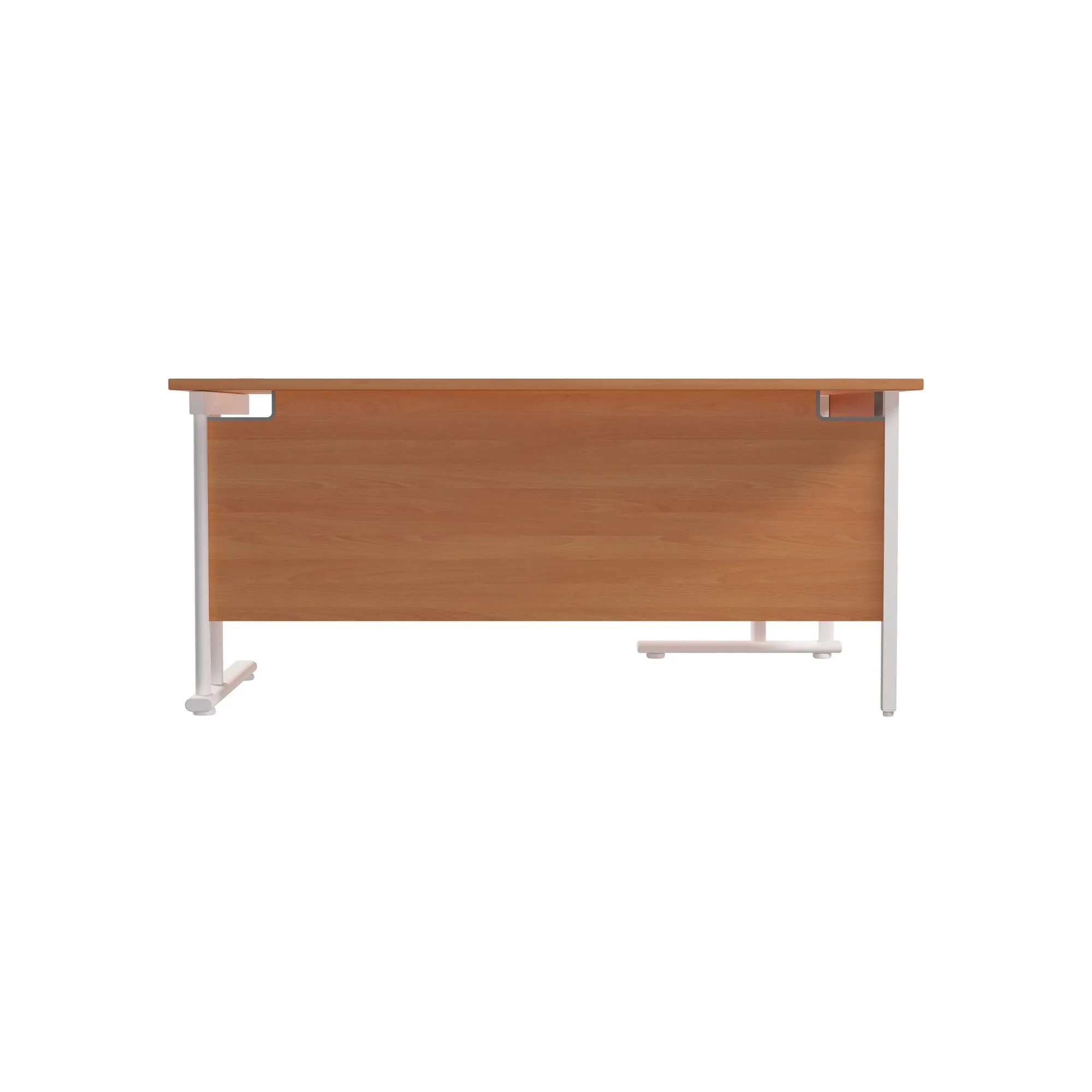Twin Upright Left Hand 1800mm Crescent Desk