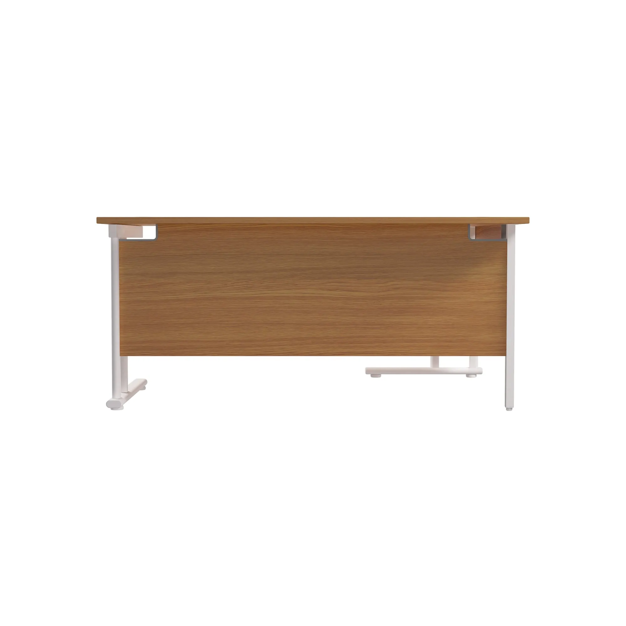 Twin Upright Left Hand 1800mm Crescent Desk