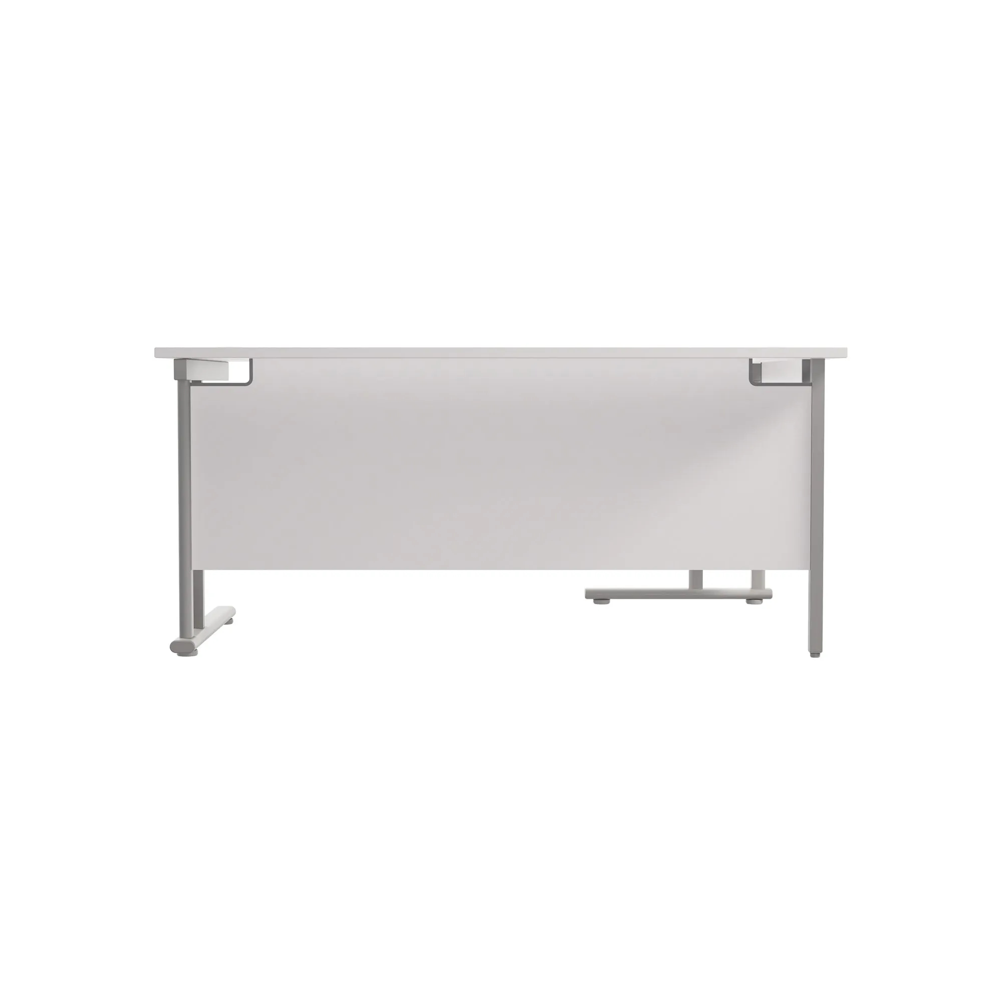 Twin Upright Left Hand 1800mm Crescent Desk