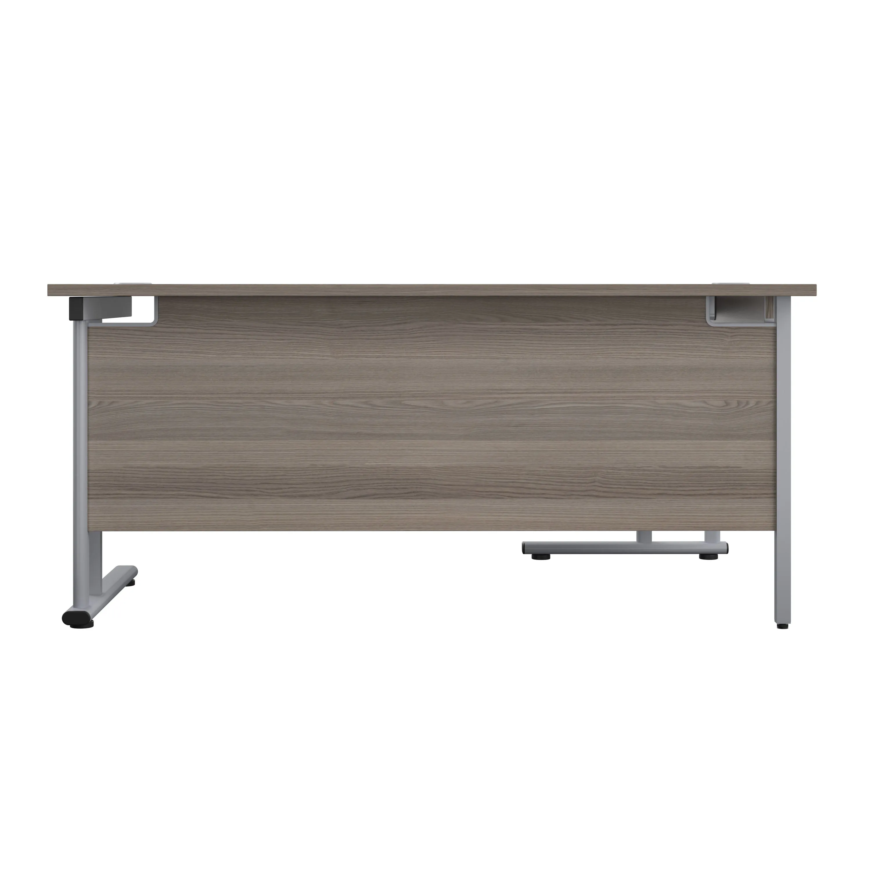 Twin Upright Left Hand 1800mm Crescent Desk