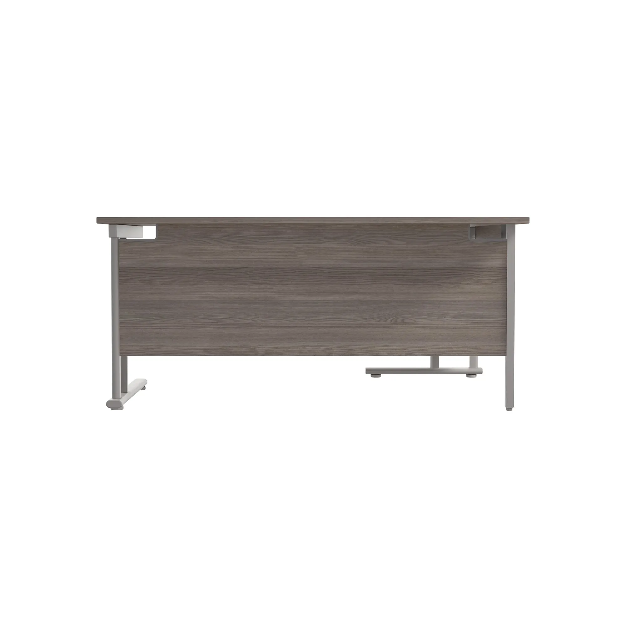 Twin Upright Left Hand 1800mm Crescent Desk