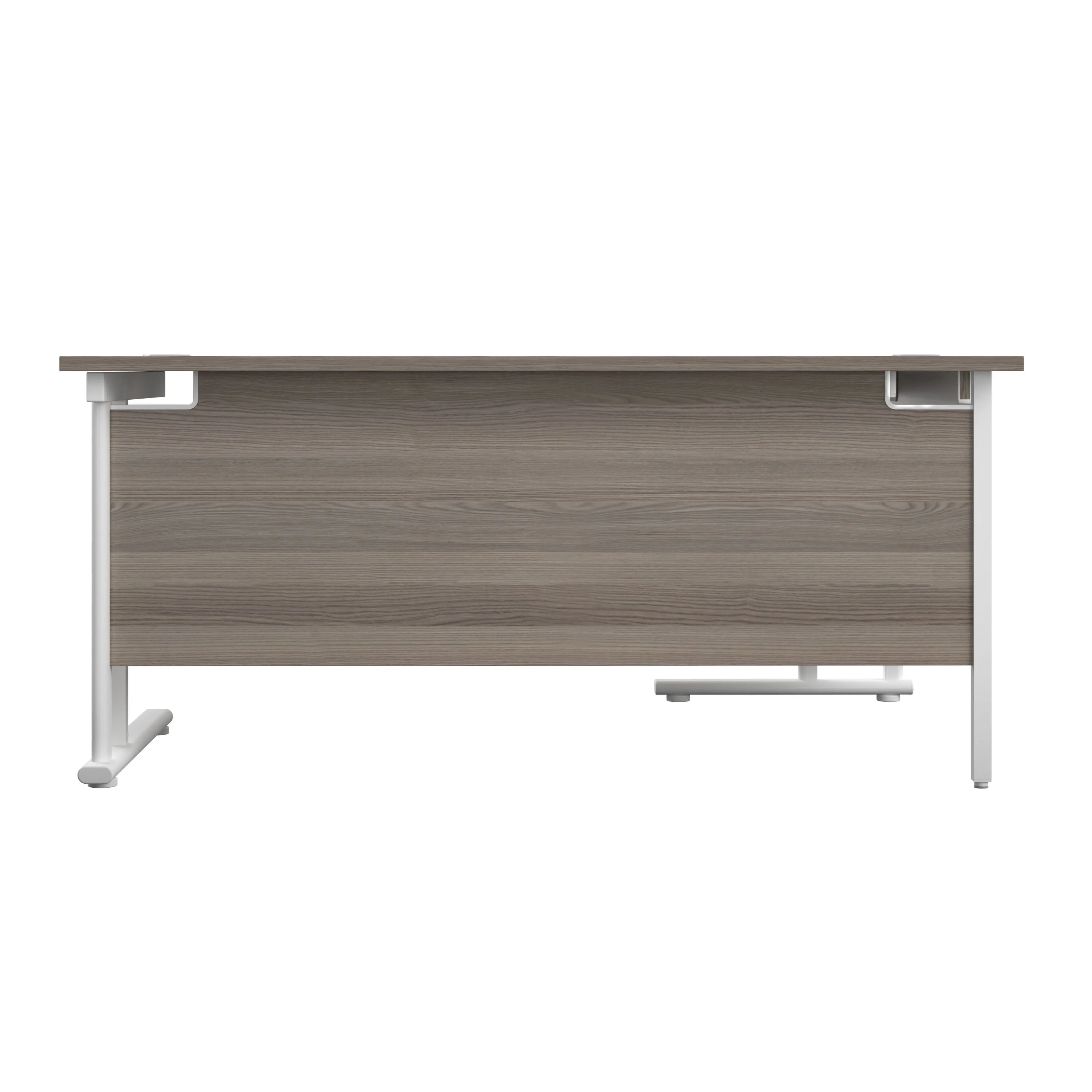 Twin Upright Left Hand 1800mm Crescent Desk
