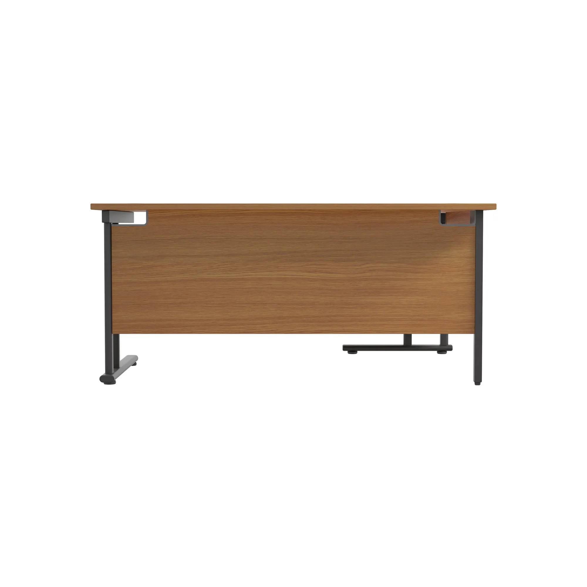 Twin Upright Left Hand 1800mm Crescent Desk