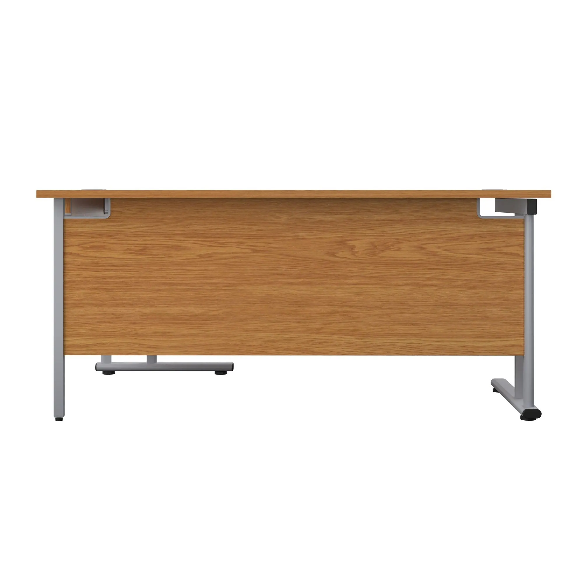 Twin Upright Right Hand 1600mm Crescent Desk