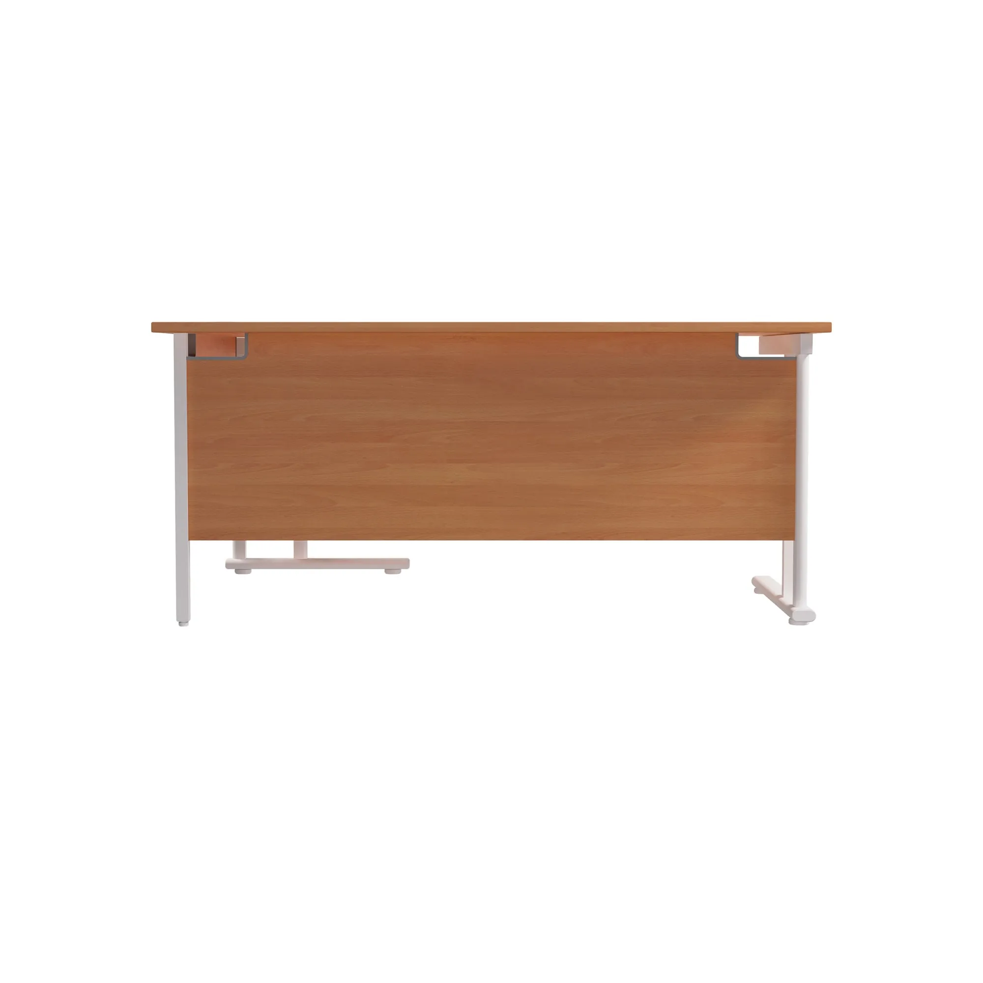 Twin Upright Right Hand 1600mm Crescent Desk