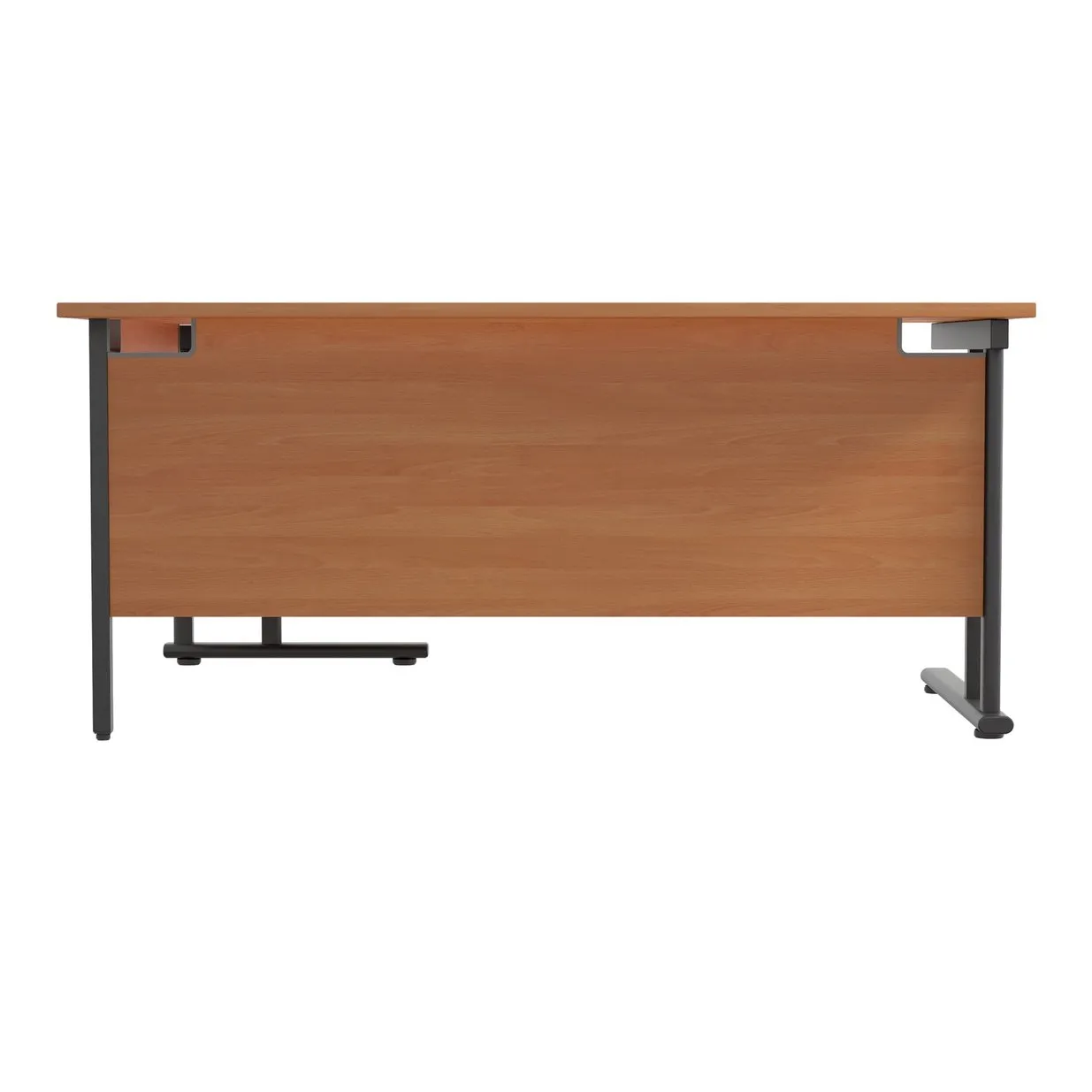 Twin Upright Right Hand 1600mm Crescent Desk