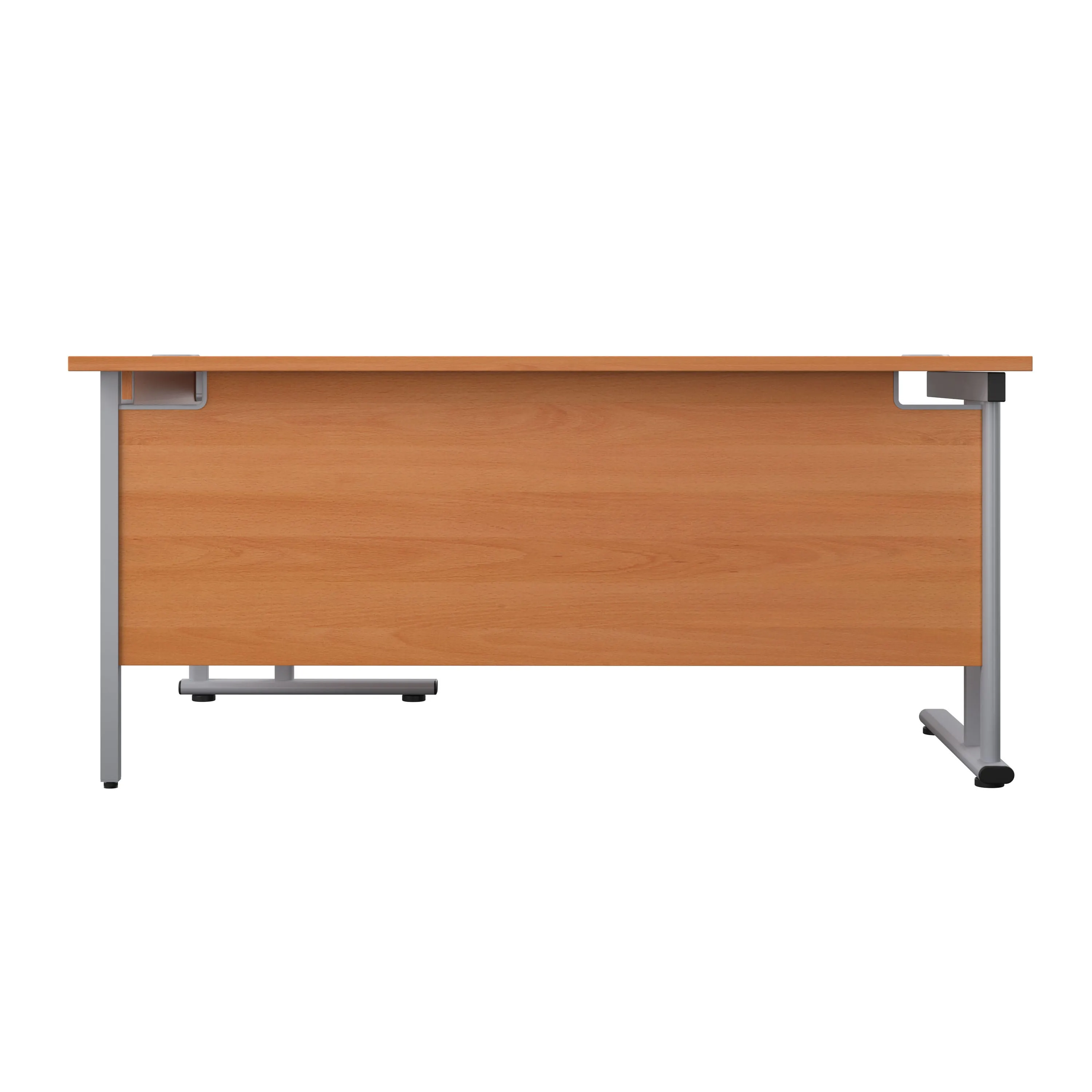 Twin Upright Right Hand 1600mm Crescent Desk