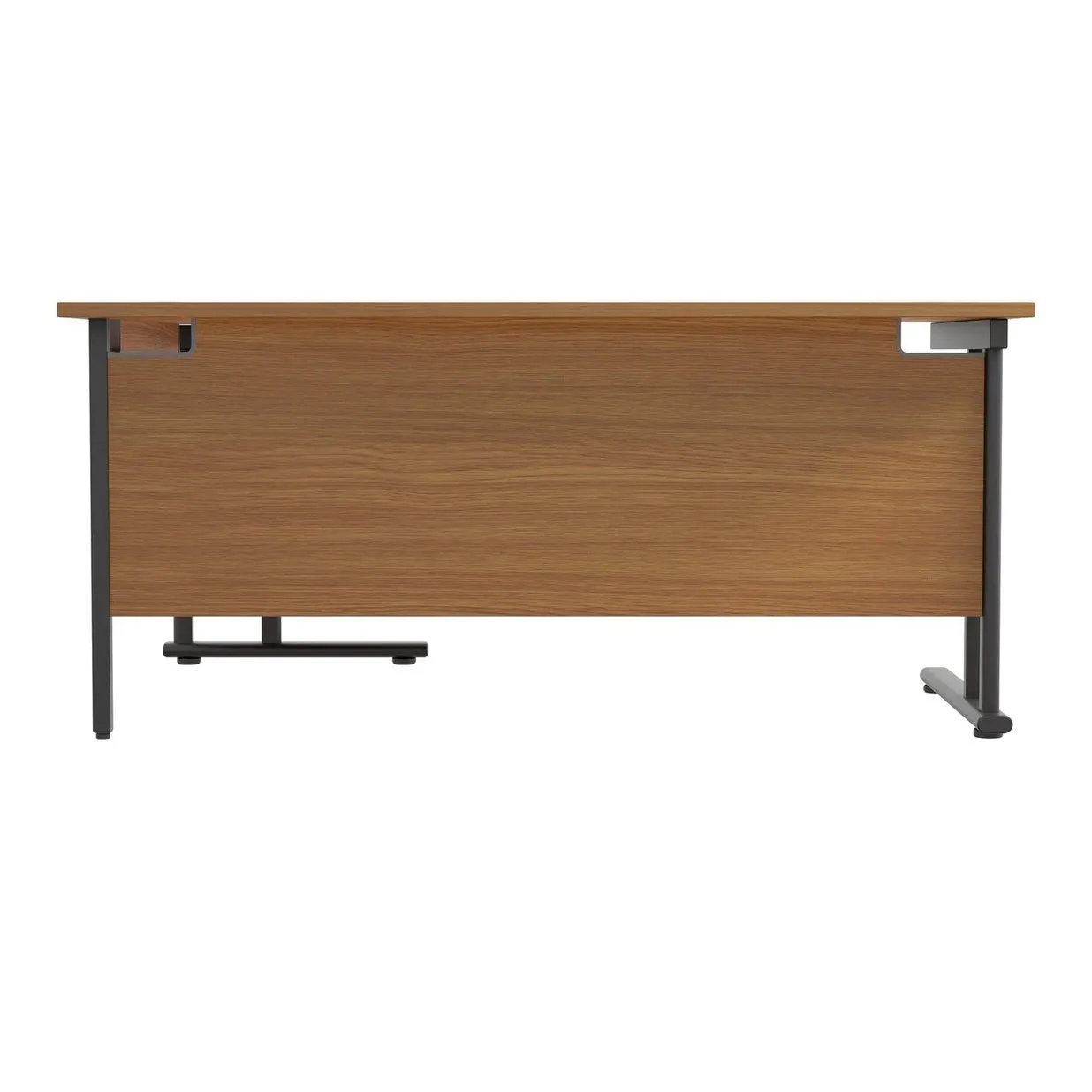 Twin Upright Right Hand 1600mm Crescent Desk