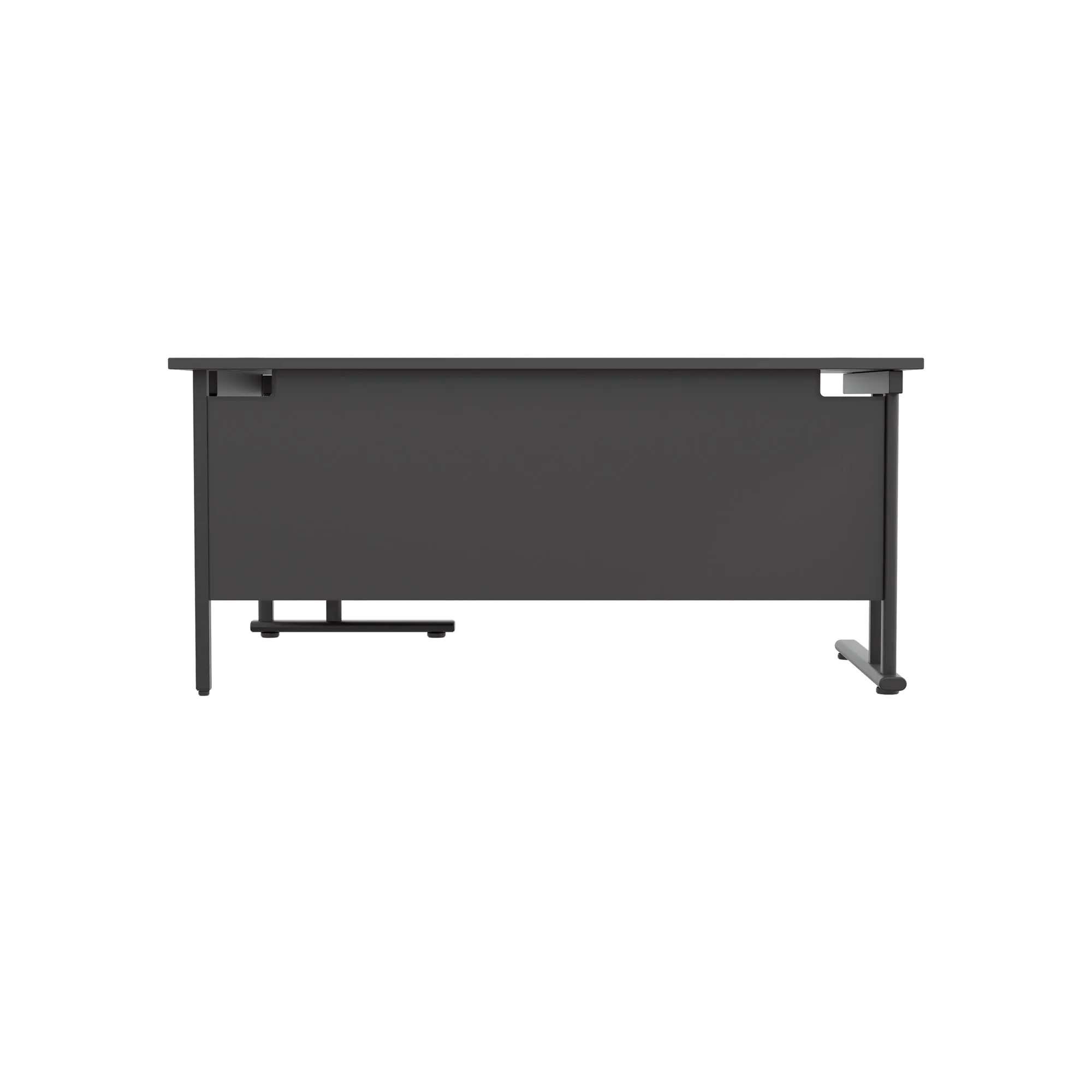 Twin Upright Right Hand 1600mm Crescent Desk