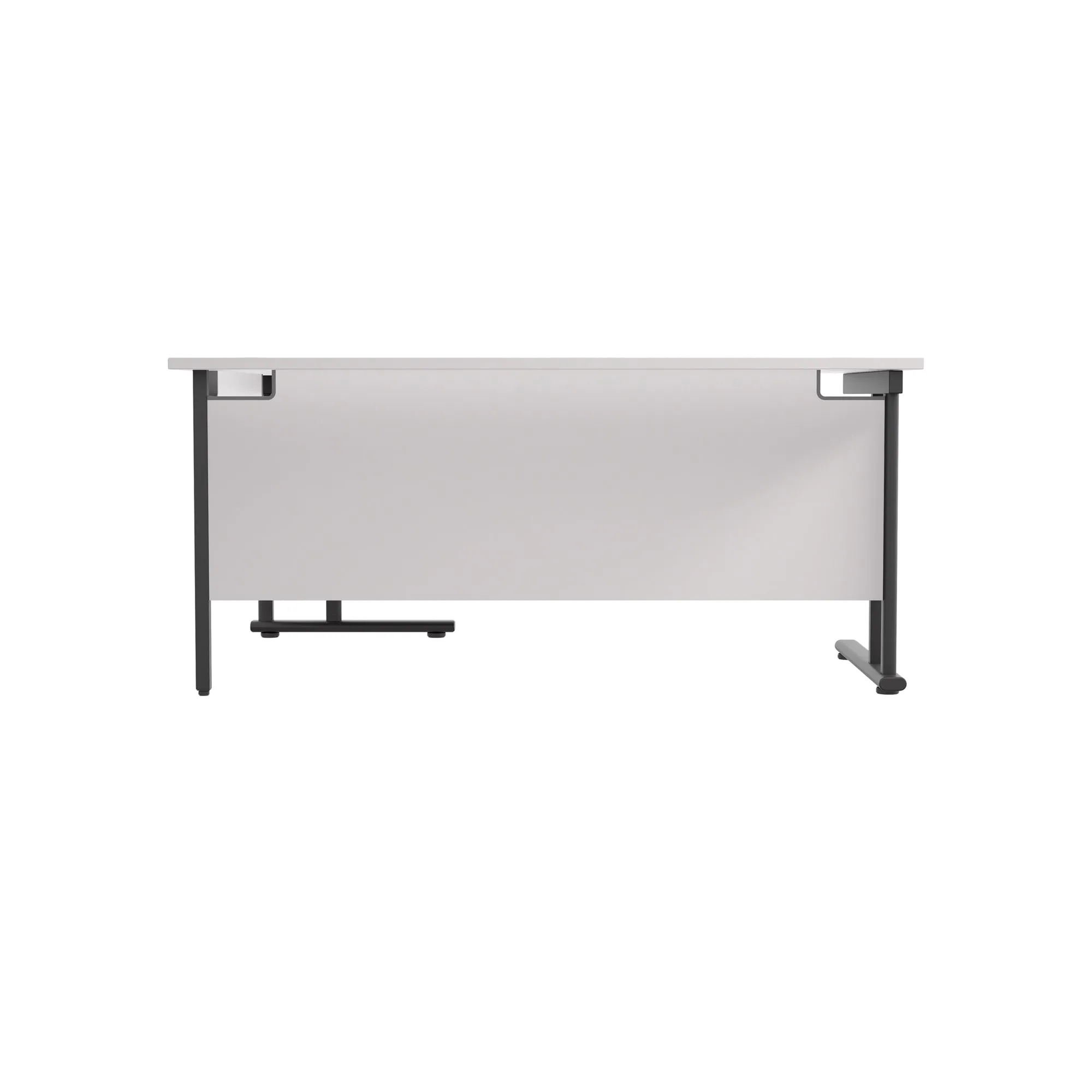 Twin Upright Right Hand 1600mm Crescent Desk