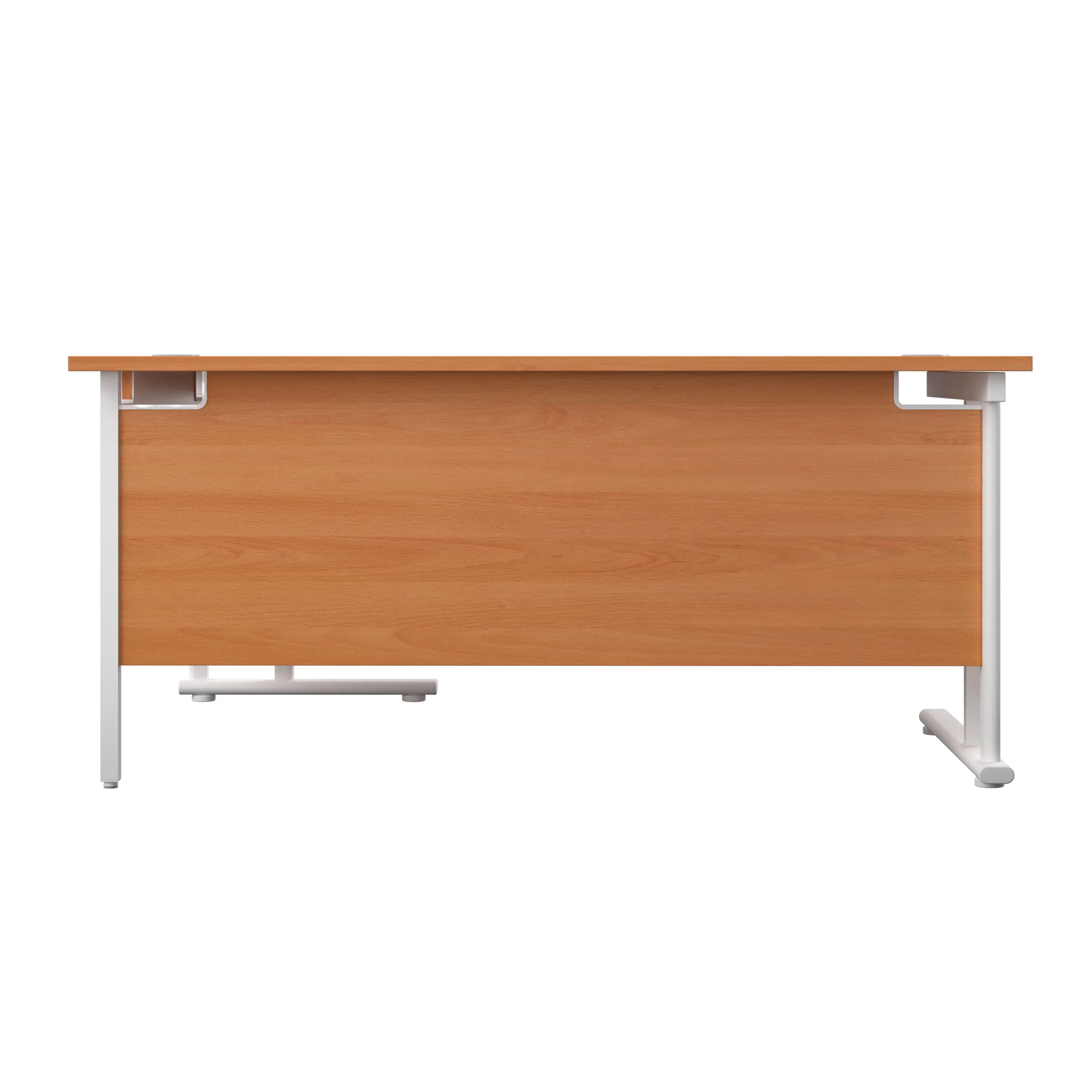 Twin Upright Right Hand 1600mm Crescent Desk