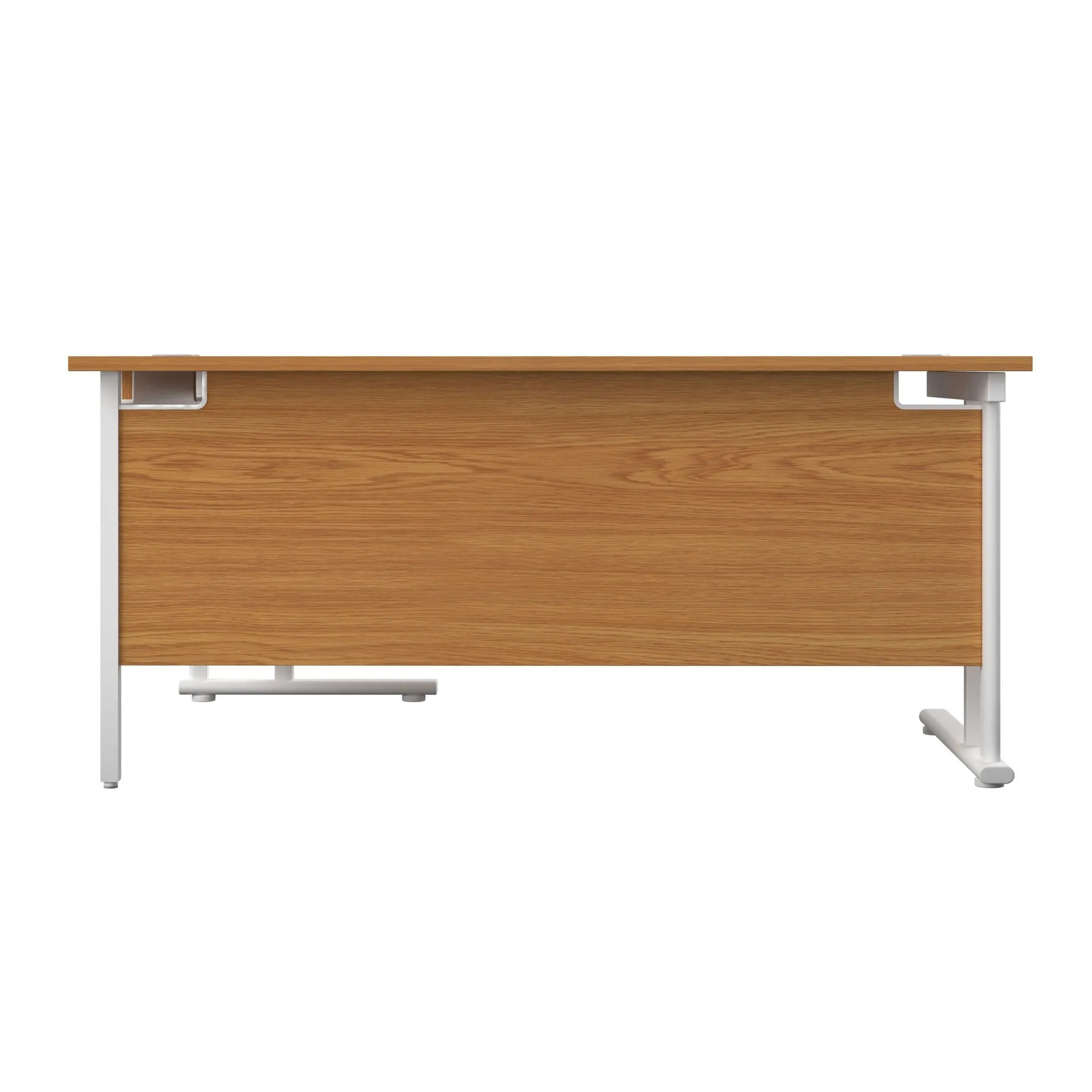 Twin Upright Right Hand 1600mm Crescent Desk