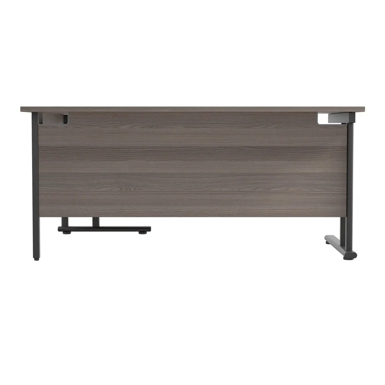 Twin Upright Right Hand 1600mm Crescent Desk