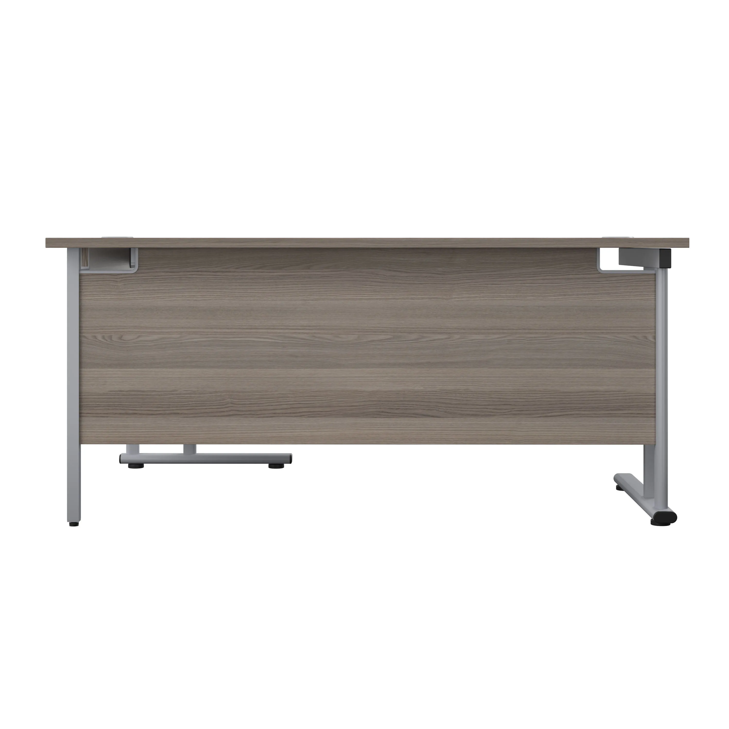 Twin Upright Right Hand 1600mm Crescent Desk