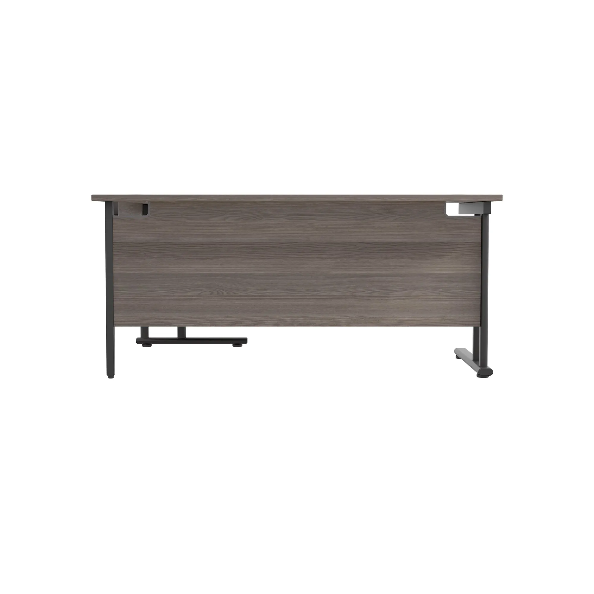 Twin Upright Right Hand 1600mm Crescent Desk