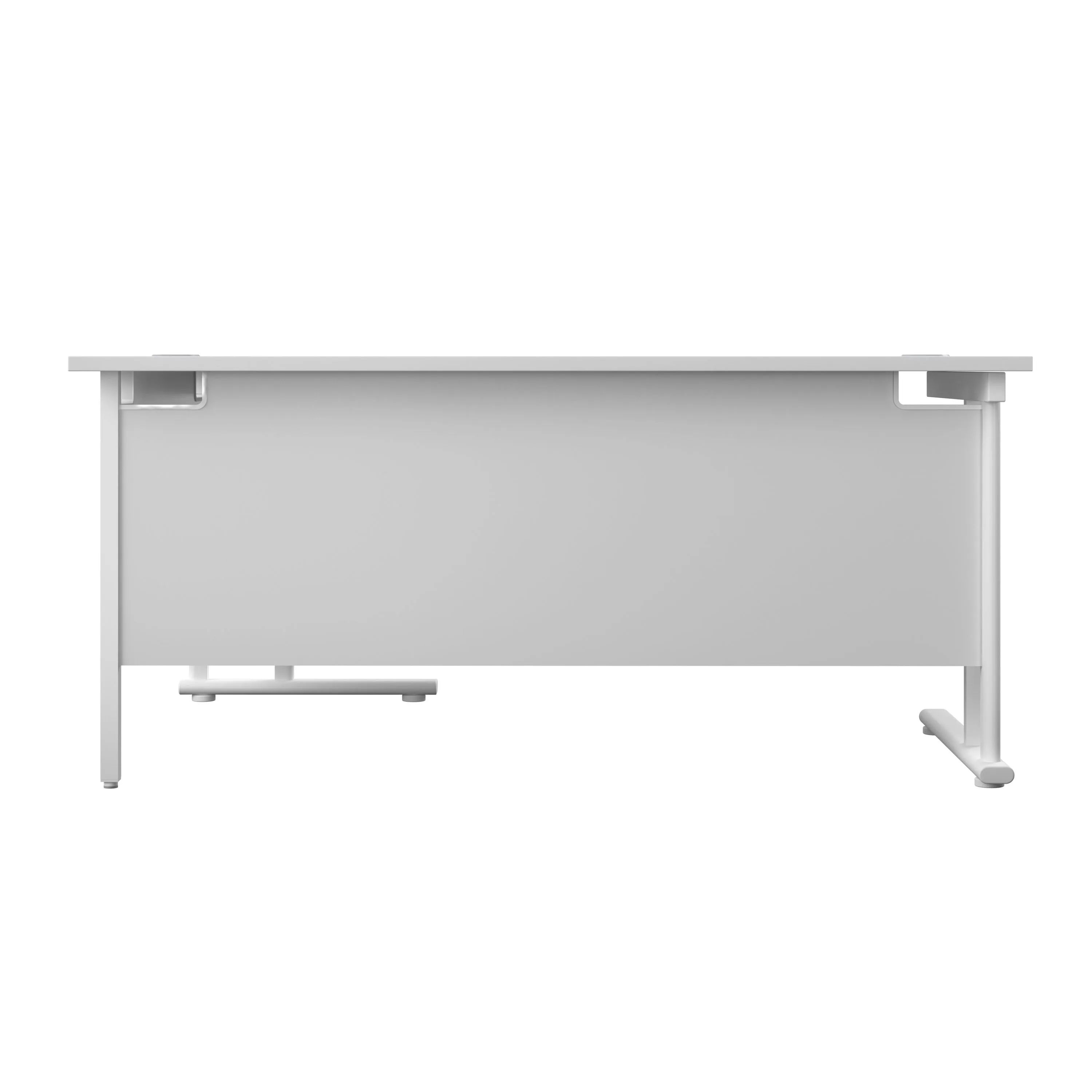 Twin Upright Right Hand 1600mm Crescent Desk