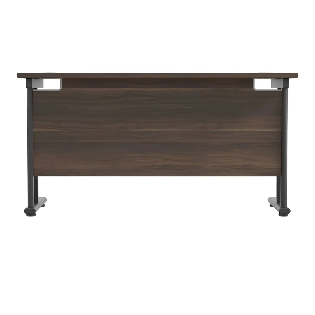 Twin Upright Straight 1200mm Slim Desk