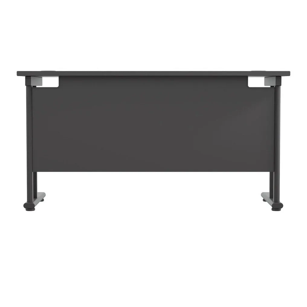 Twin Upright Straight 1200mm Slim Desk