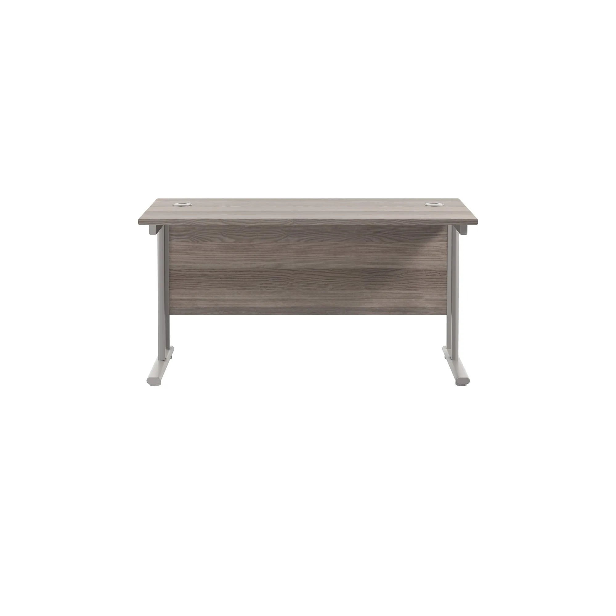 Twin Upright Straight 1200mm Slim Desk