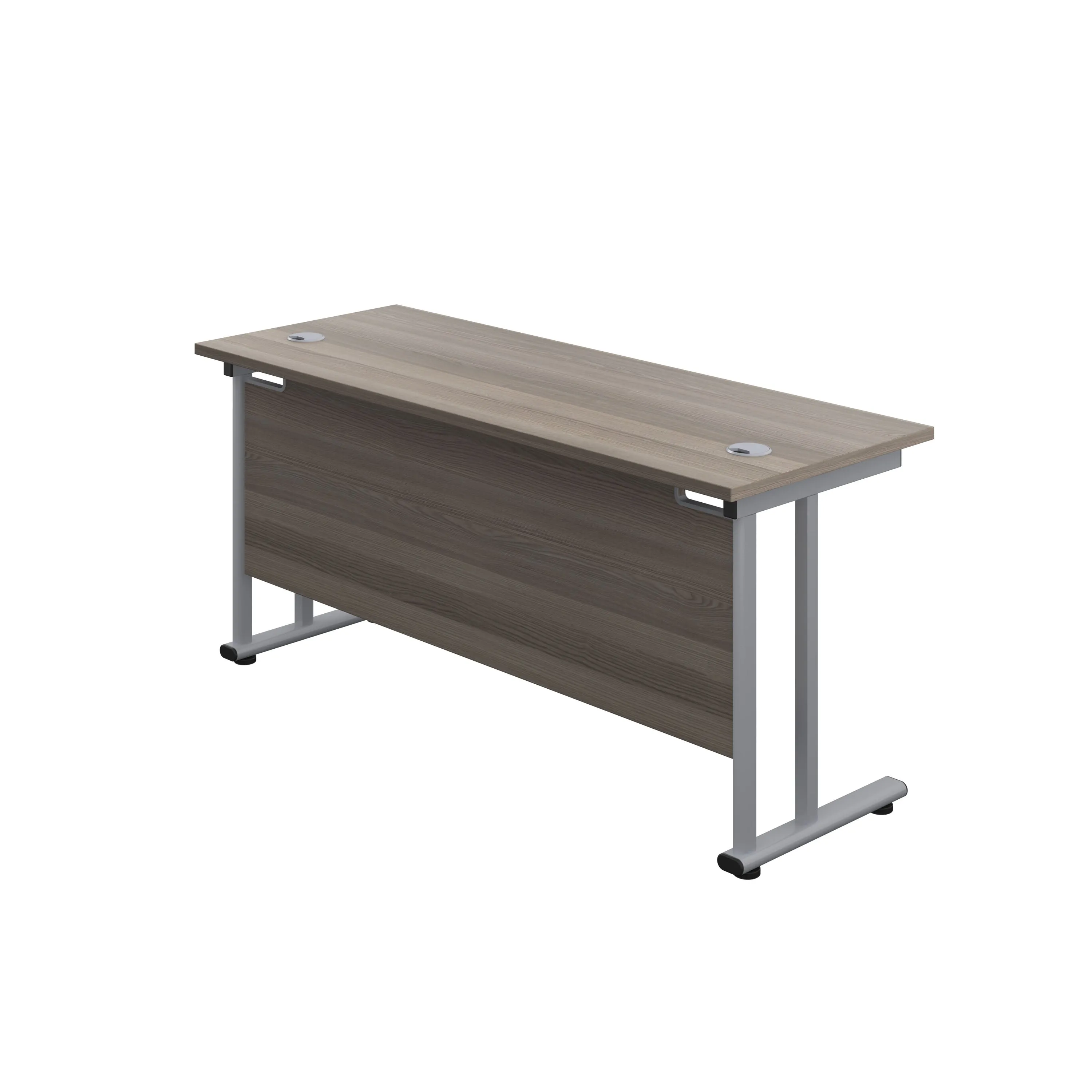 Twin Upright Straight 1200mm Slim Desk