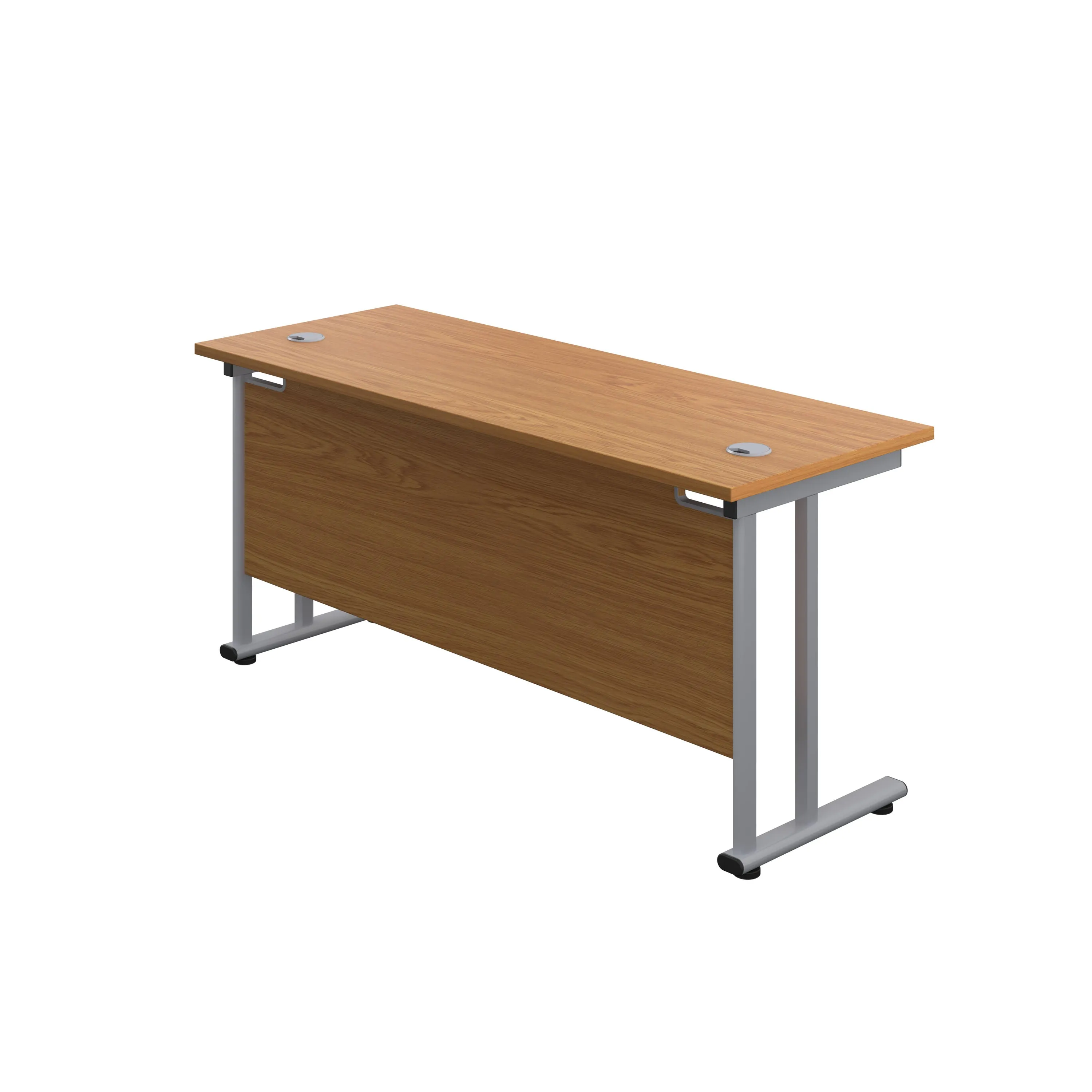 Twin Upright Straight 1200mm Slim Desk