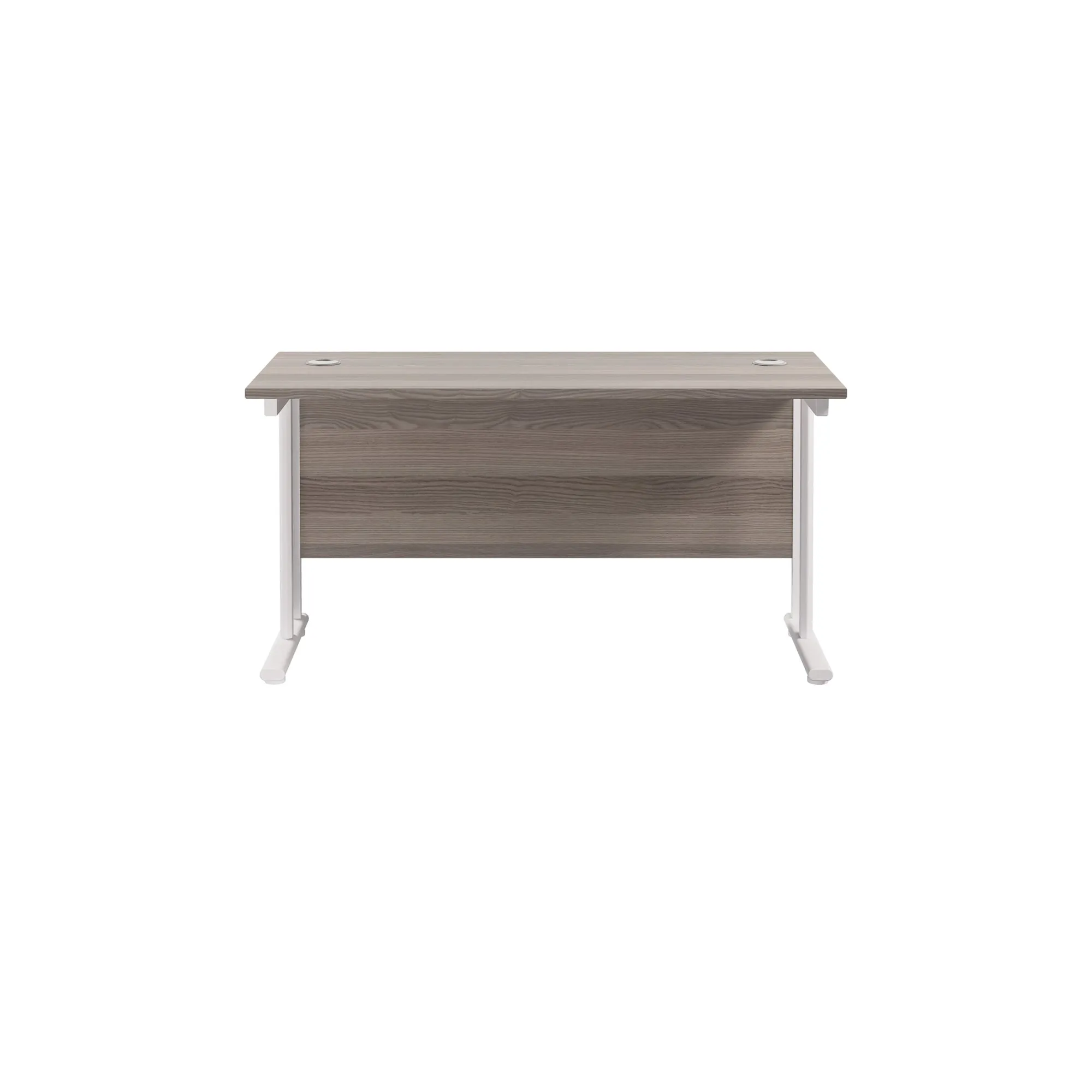 Twin Upright Straight 1200mm Slim Desk