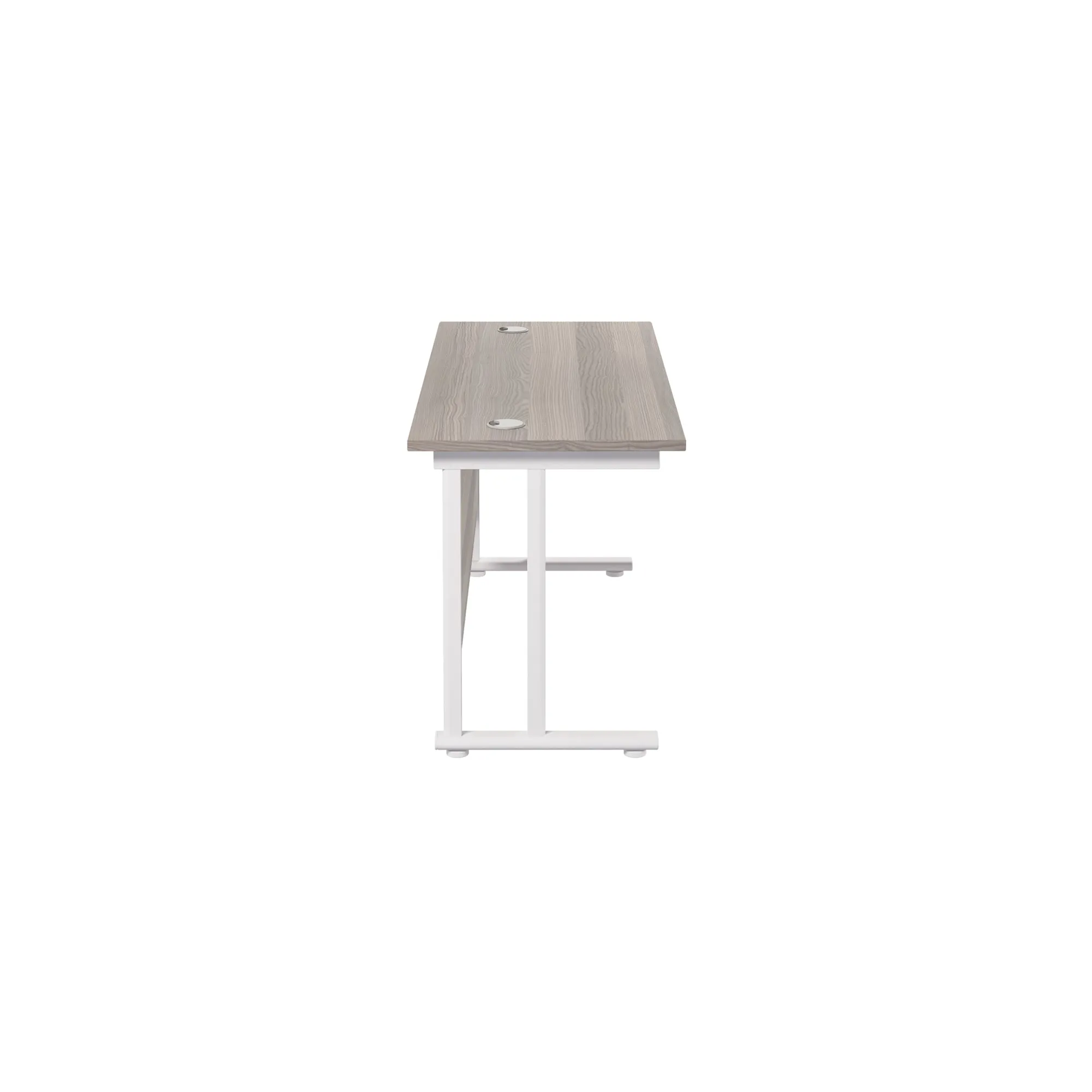Twin Upright Straight 1200mm Slim Desk