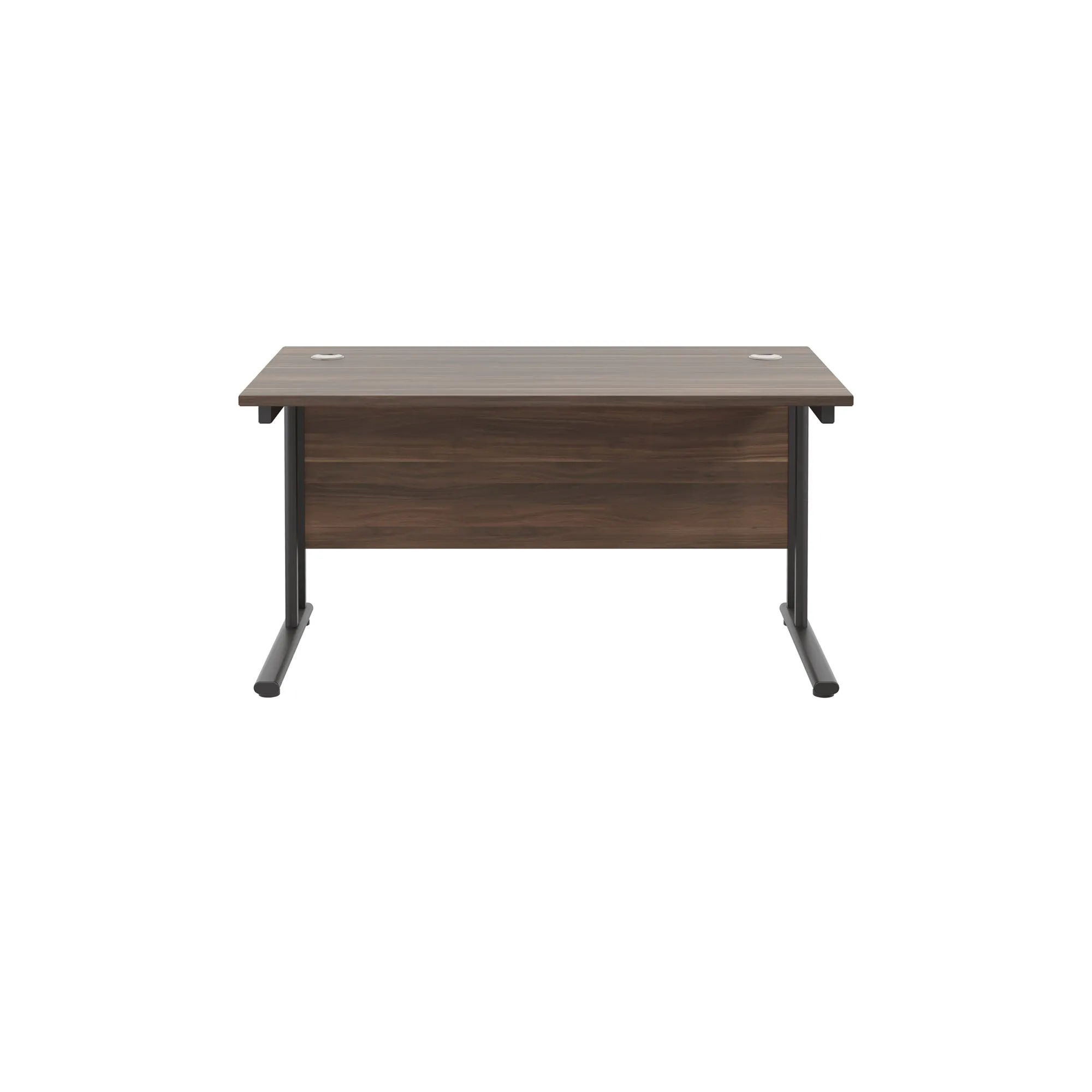 Twin Upright Straight 1400mm Desk