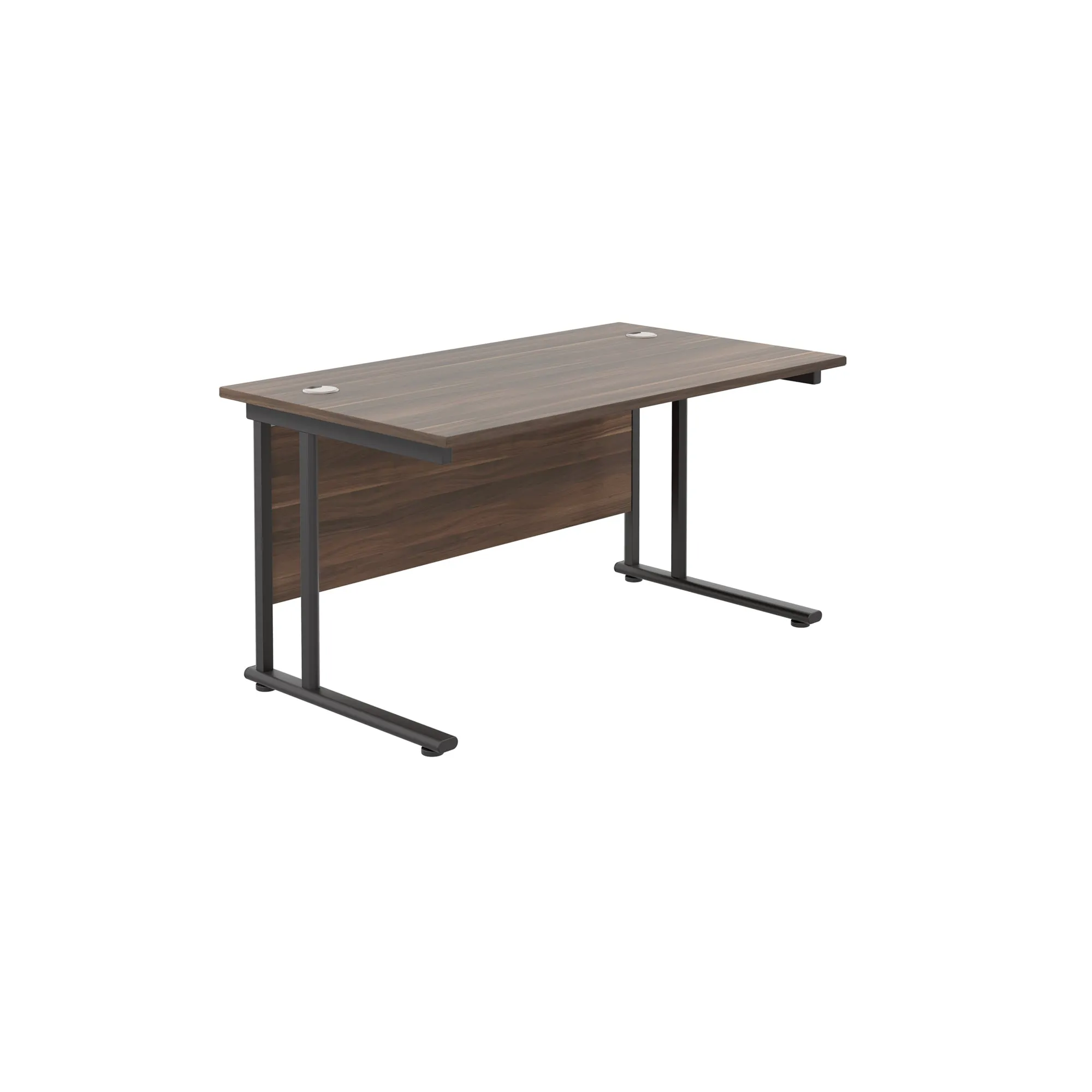 Twin Upright Straight 1400mm Desk
