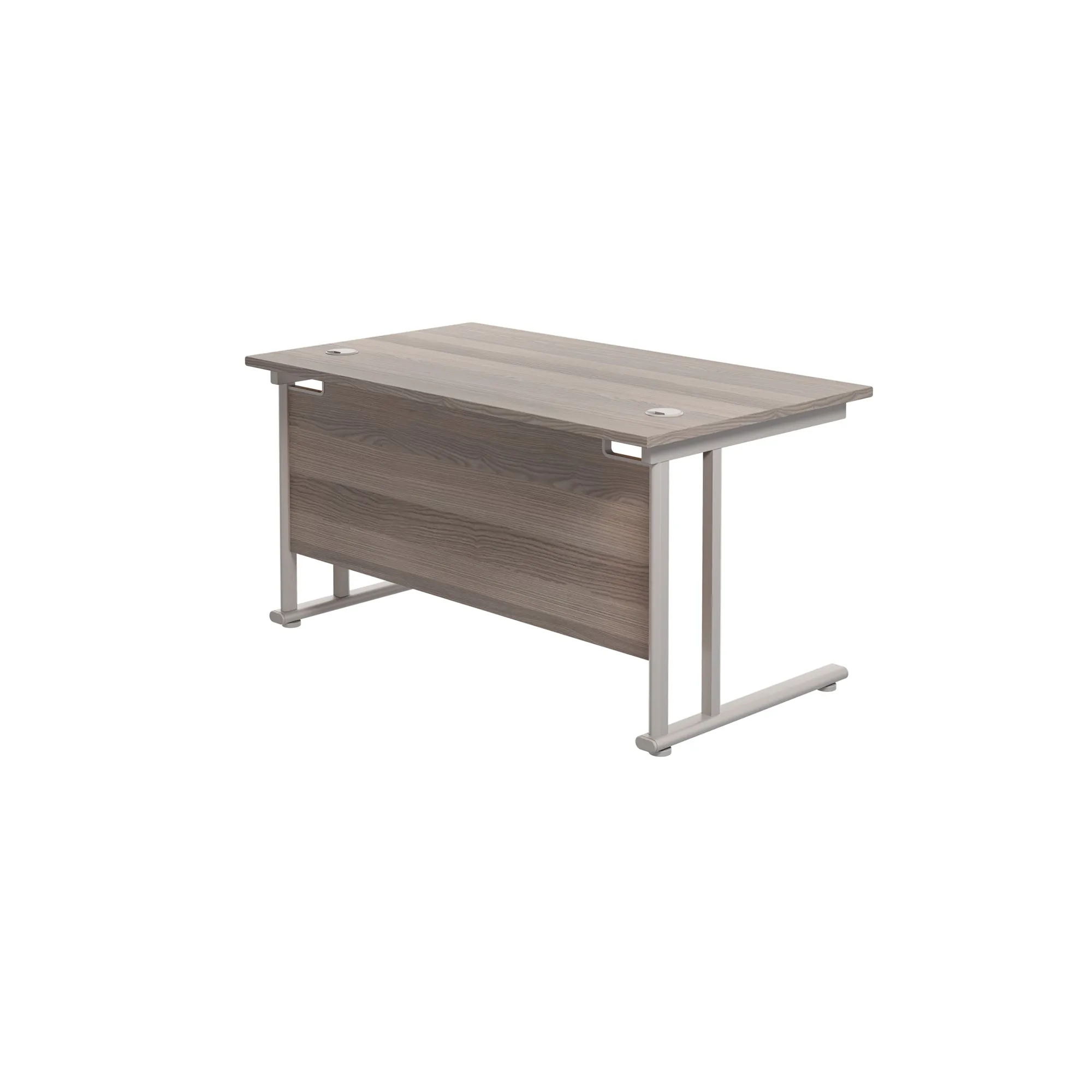 Twin Upright Straight 1400mm Desk