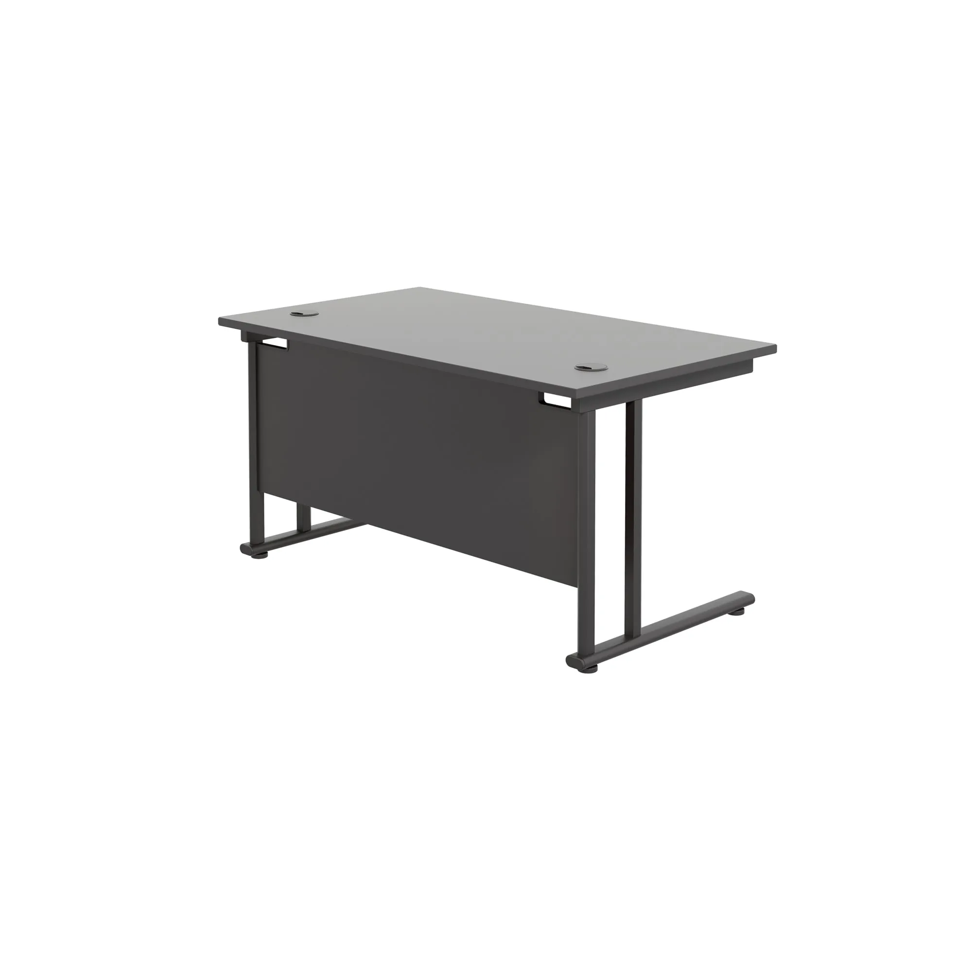 Twin Upright Straight 1400mm Desk