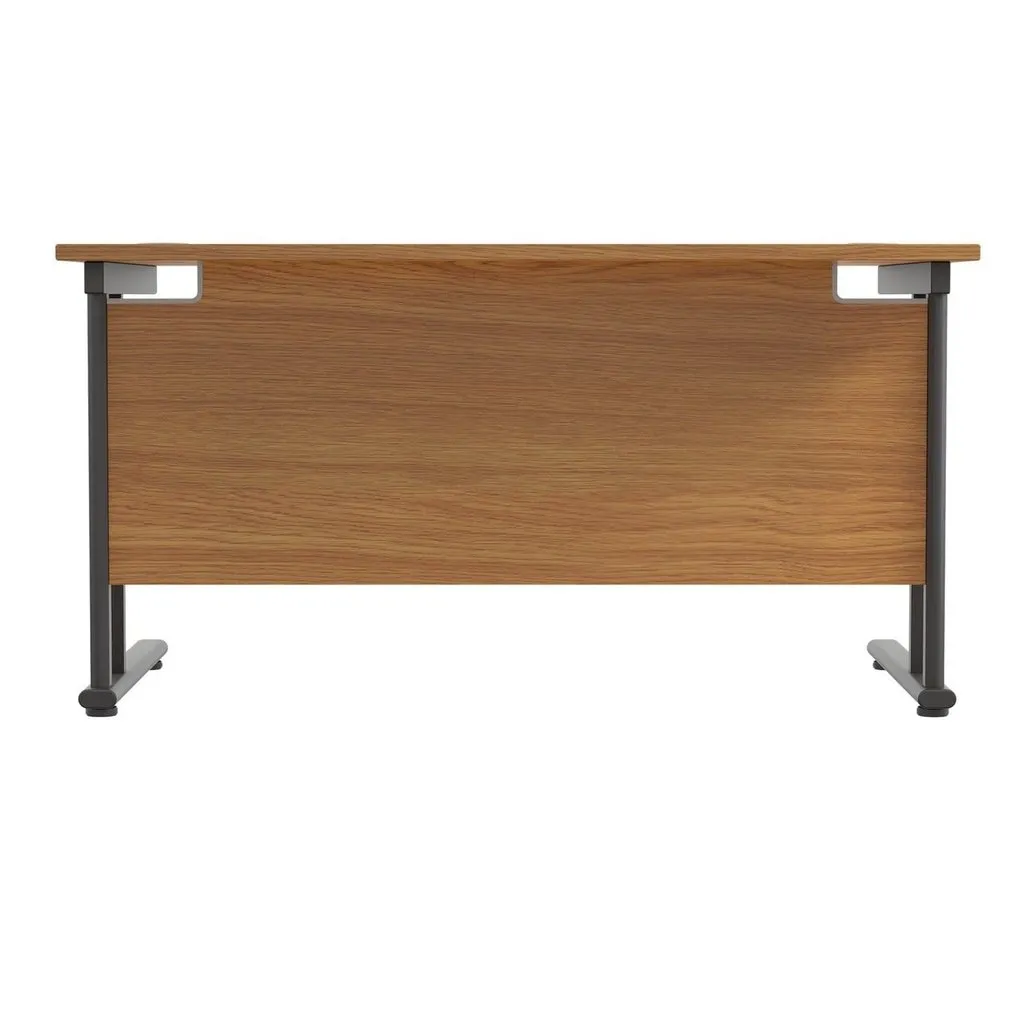 Twin Upright Straight 1400mm Desk