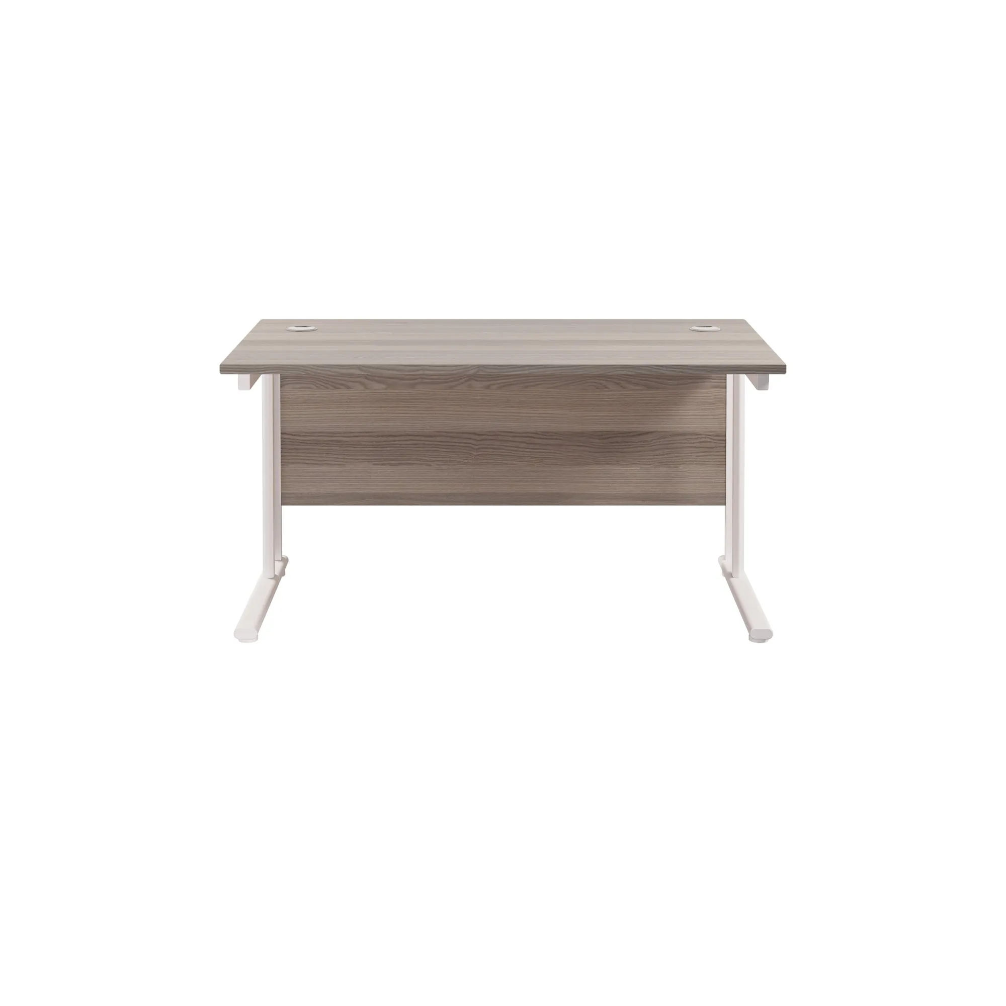 Twin Upright Straight 1400mm Desk