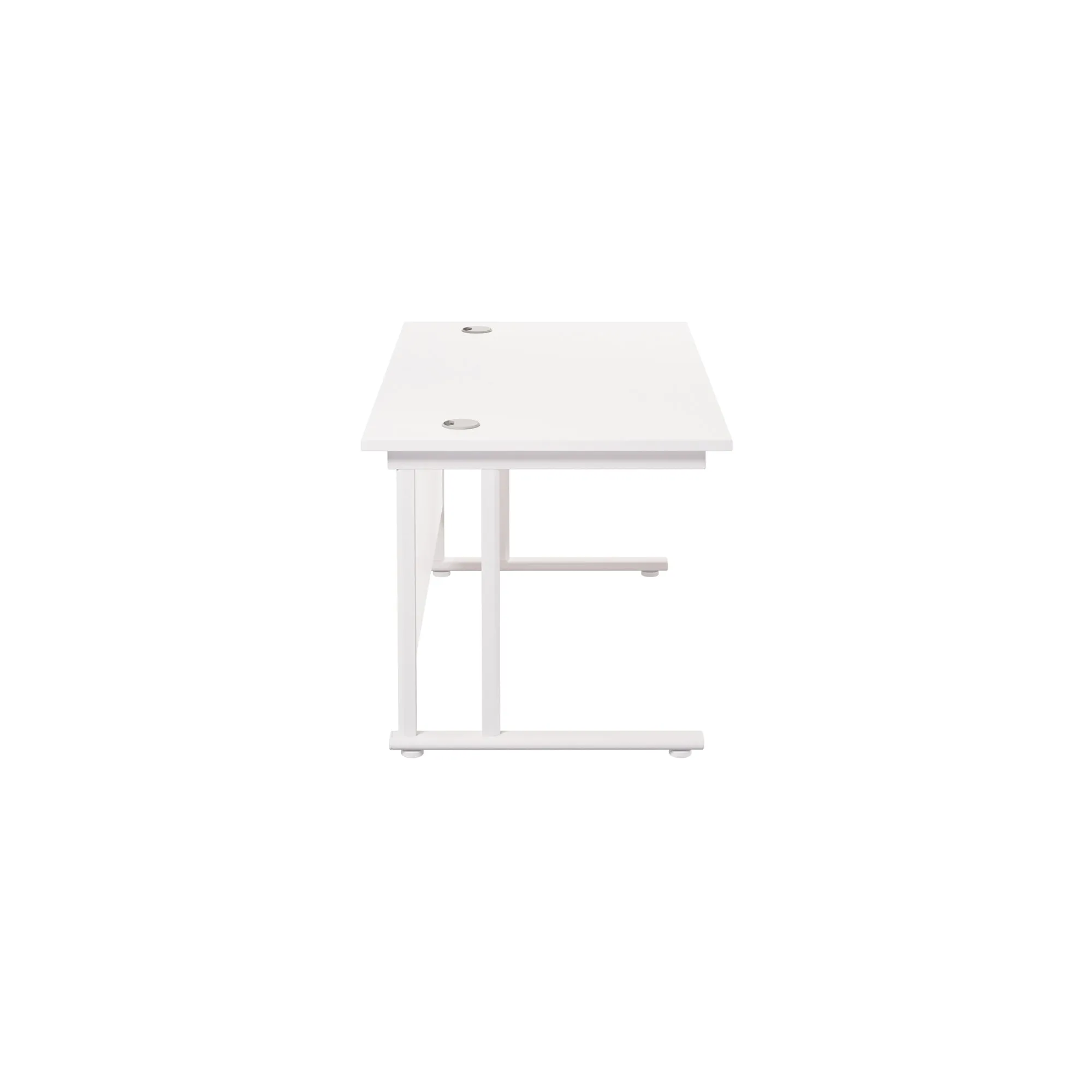 Twin Upright Straight 1400mm Desk