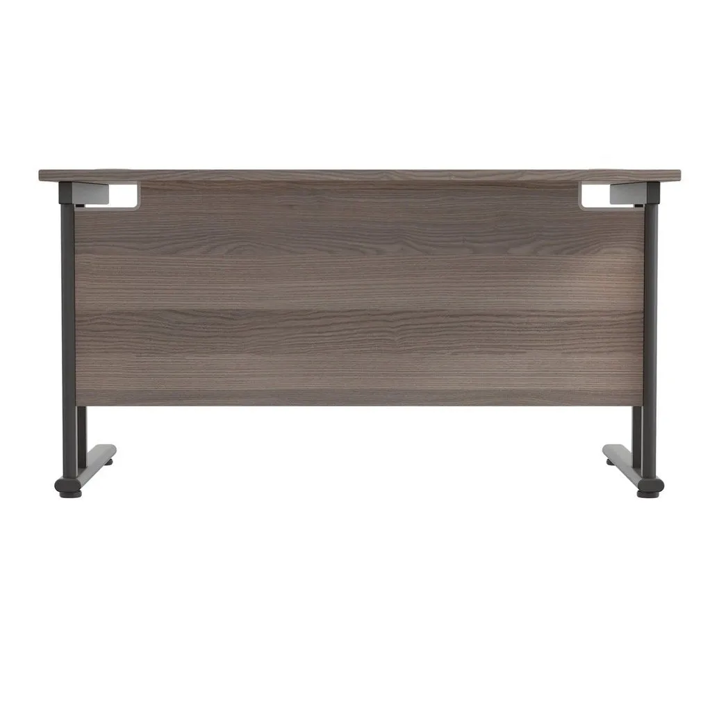 Twin Upright Straight 1400mm Desk