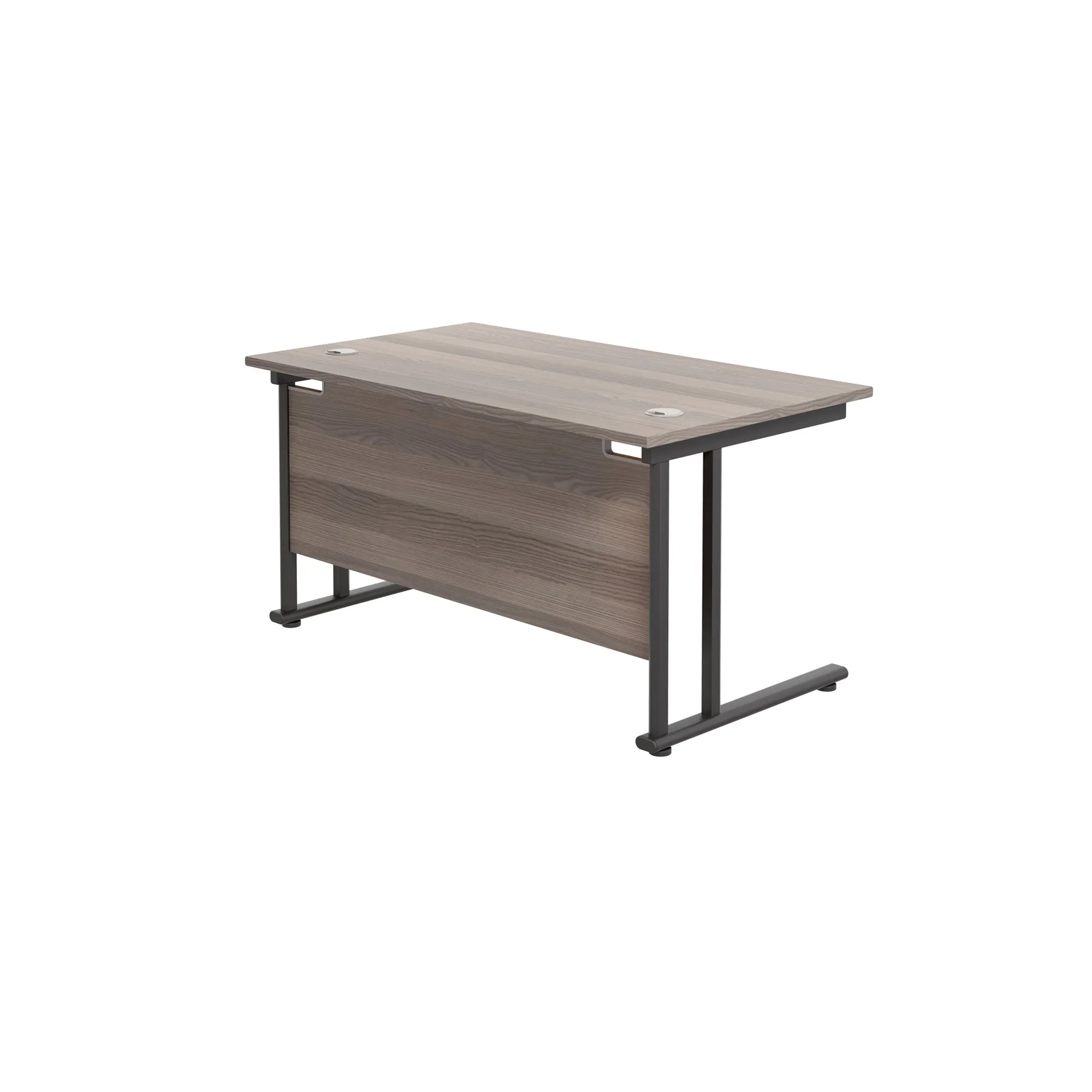Twin Upright Straight 1400mm Desk